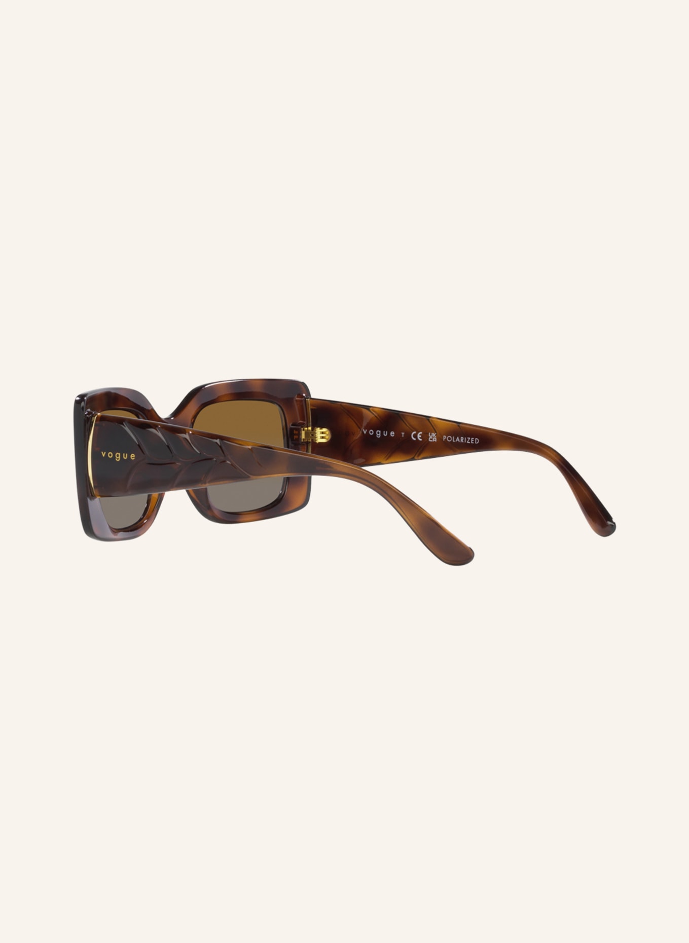 VOGUE Sunglasses VO5481S, Color: 2386T5 - HAVANA/ BROWN POLARIZED (Image 4)