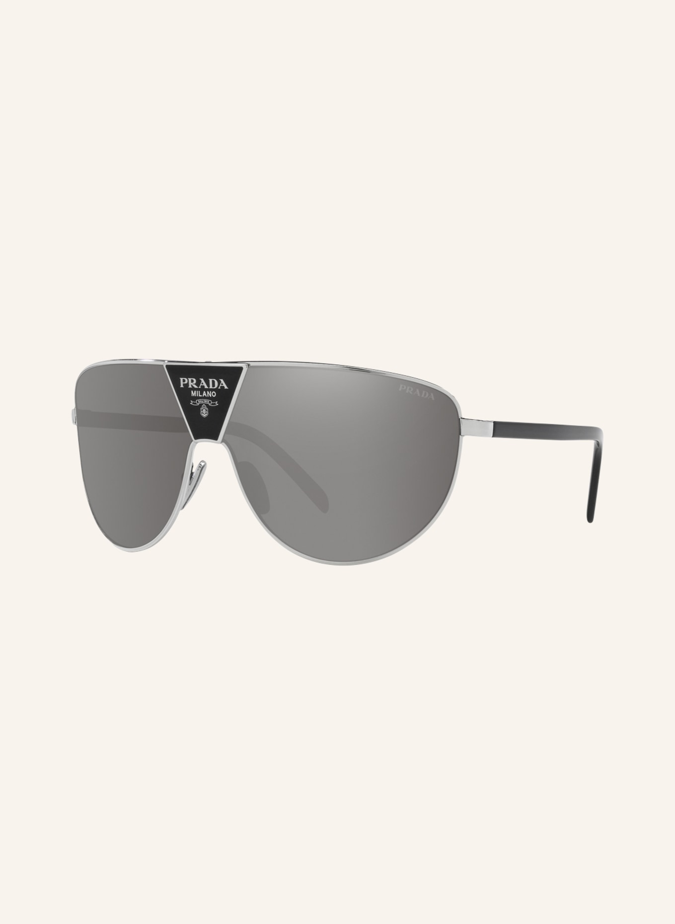 PRADA Sunglasses PR69ZS, Color: 1BC2B0 - SILVER/ GRAY MIRRORED (Image 1)