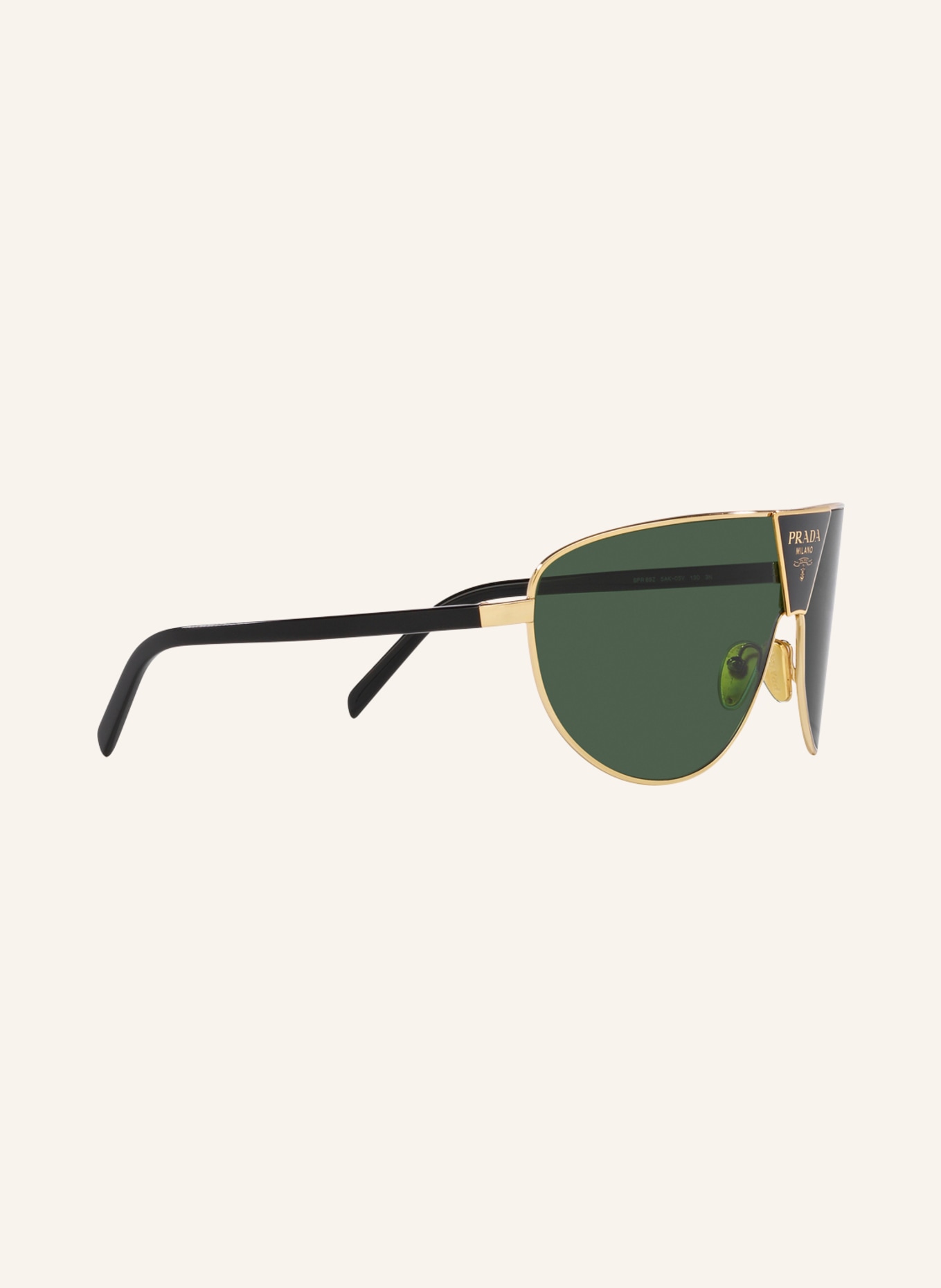 PRADA Sonnenbrille PR69ZS: 5AK05V - GOLD/ DUNKELGRÜN