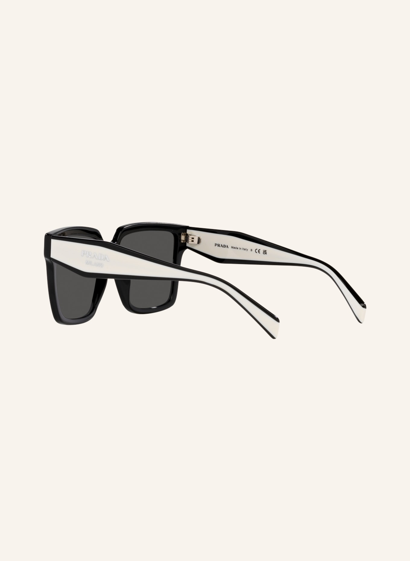 PRADA Sunglasses PR 24ZS, Color: 1AB5S0 - BLACK/DARK GRAY (Image 4)