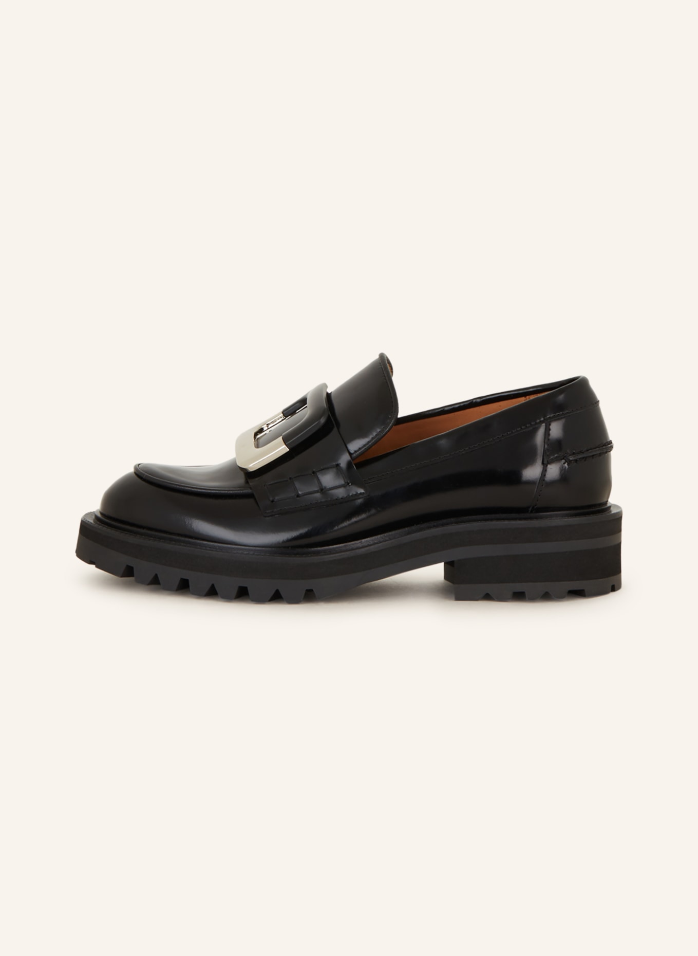 billi bi Platform loafers POLIDO, Color: BLACK (Image 4)
