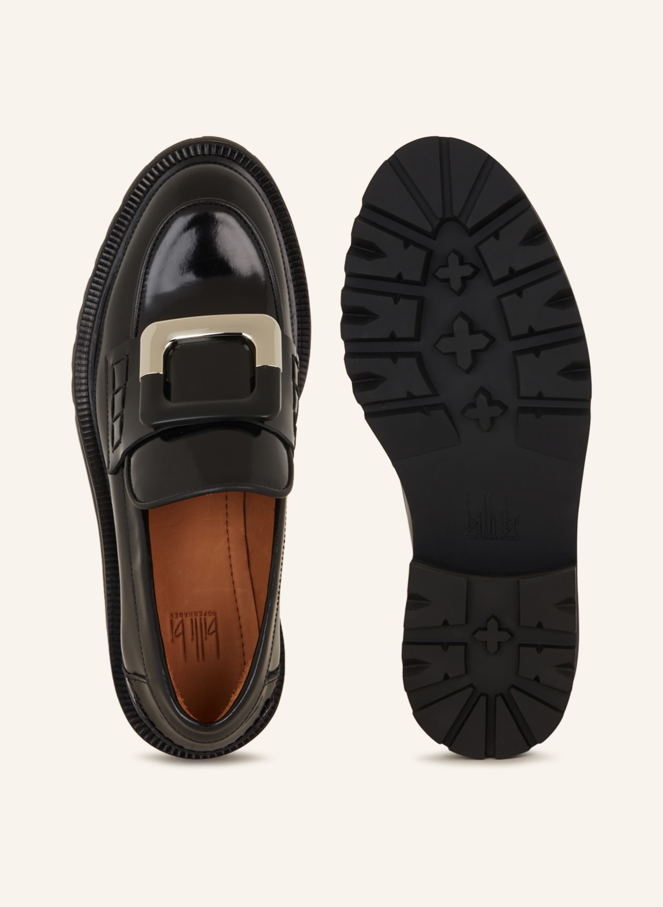 billi bi Platform loafers POLIDO, Color: BLACK (Image 5)