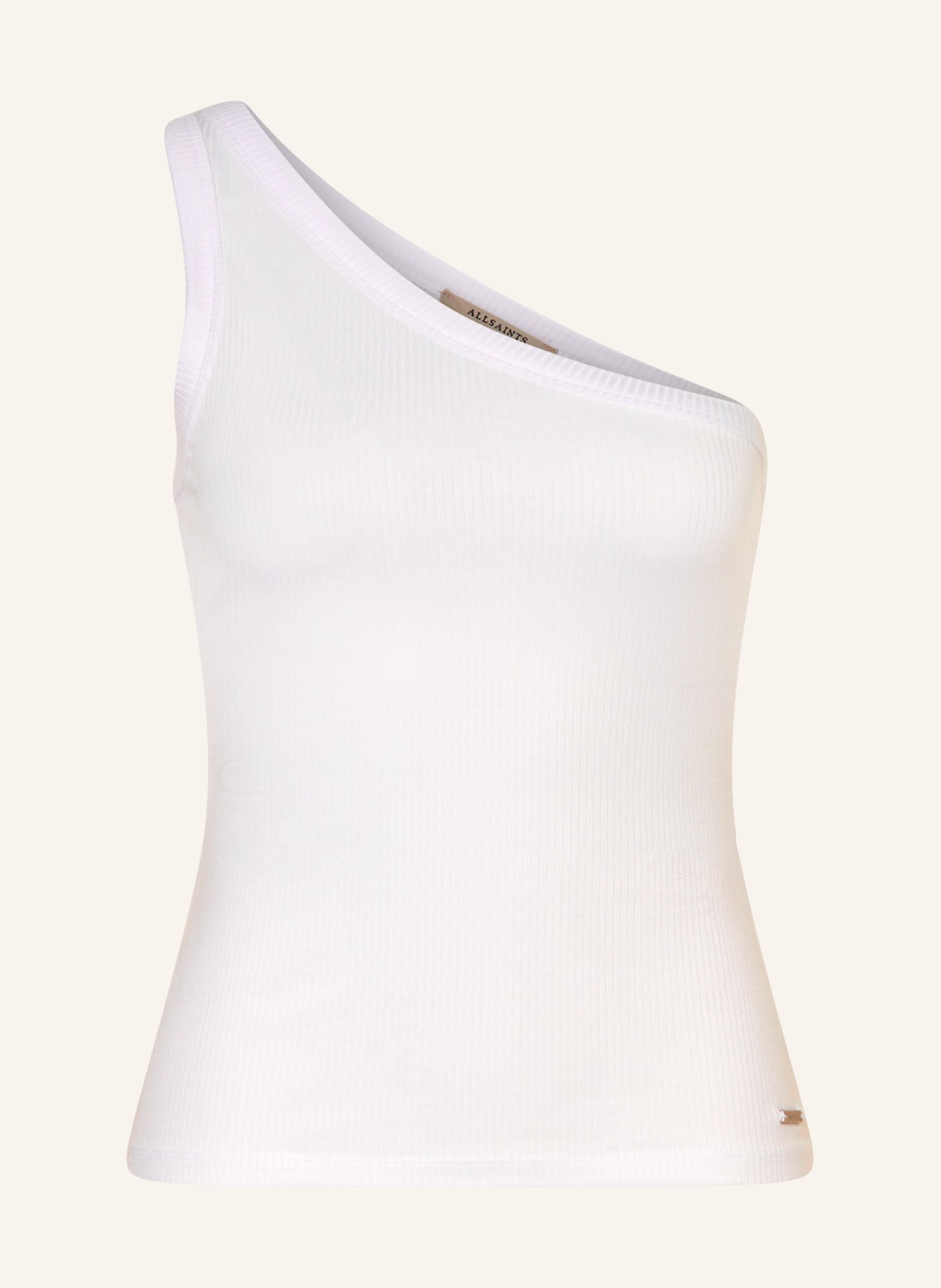 ALLSAINTS One-shoulder top STEF, Color: WHITE (Image 1)