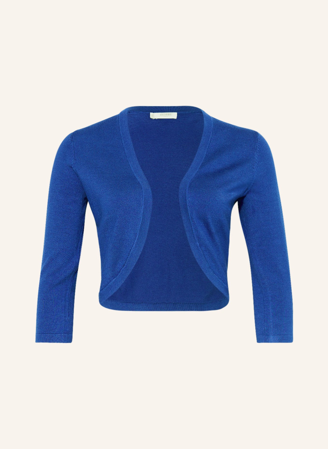 HOBBS Knit bolero CARRIE with 3/4 sleeves, Color: BLUE (Image 1)