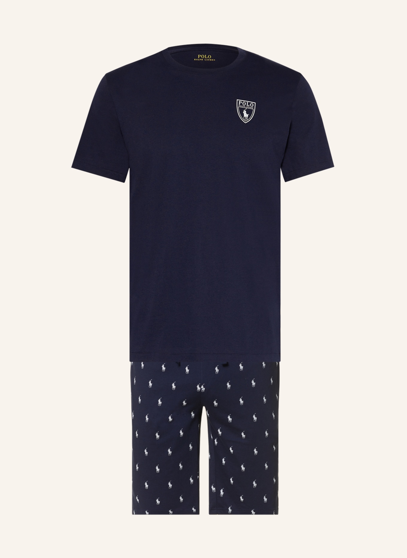 POLO RALPH LAUREN Lounge set with gift box, Color: DARK BLUE/ WHITE (Image 1)