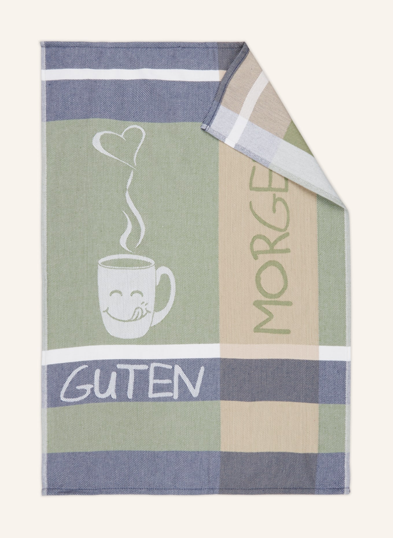 ROSS Utěrky, 3 kusy v balení: MODRÁ / SVĚTLE ZELENÁ / BÍLÁ