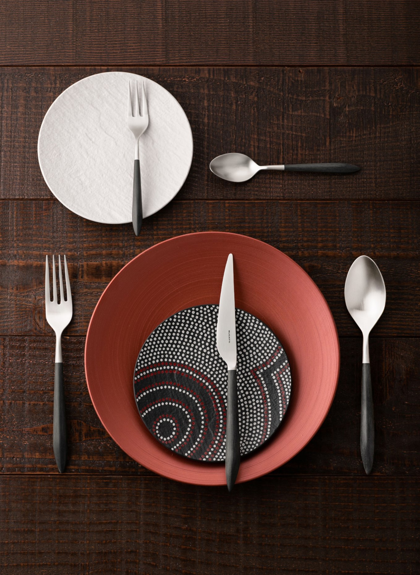 CASA BUGATTI 8-piece Cutlery set ARES, Color: BLACK/ SILVER (Image 2)