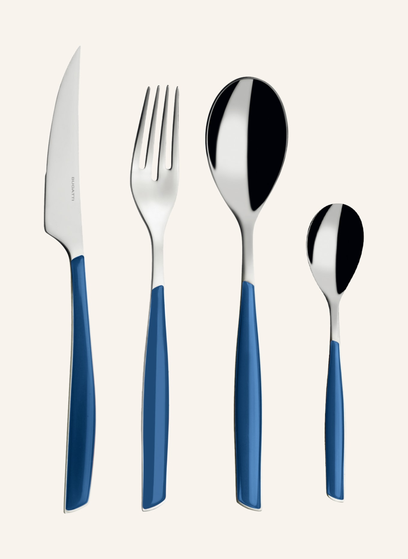 CASA BUGATTI 8-piece Cutlery set GLAMOUR, Color: BLUE (Image 1)