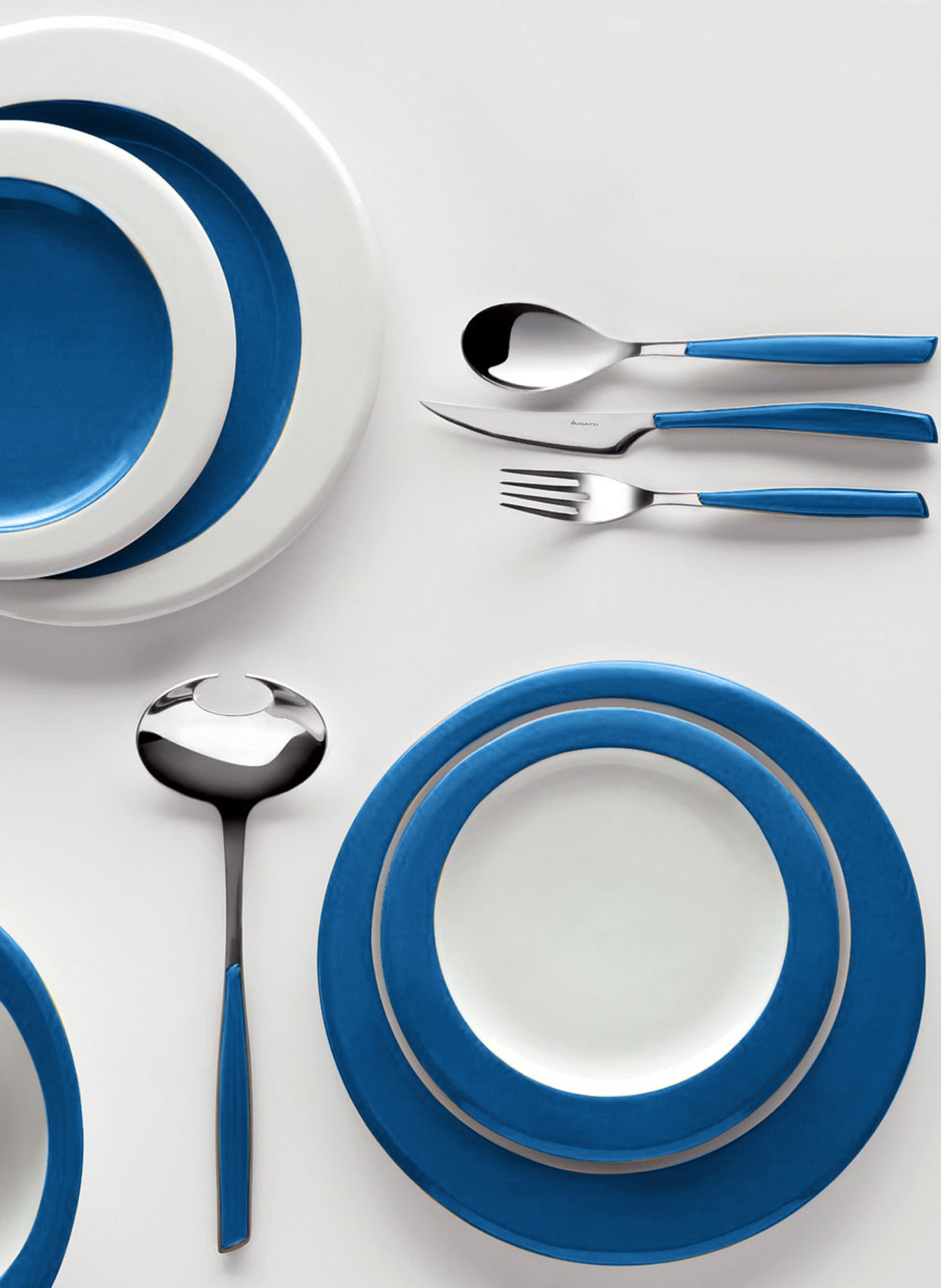 CASA BUGATTI 8-piece Cutlery set GLAMOUR, Color: BLUE (Image 2)