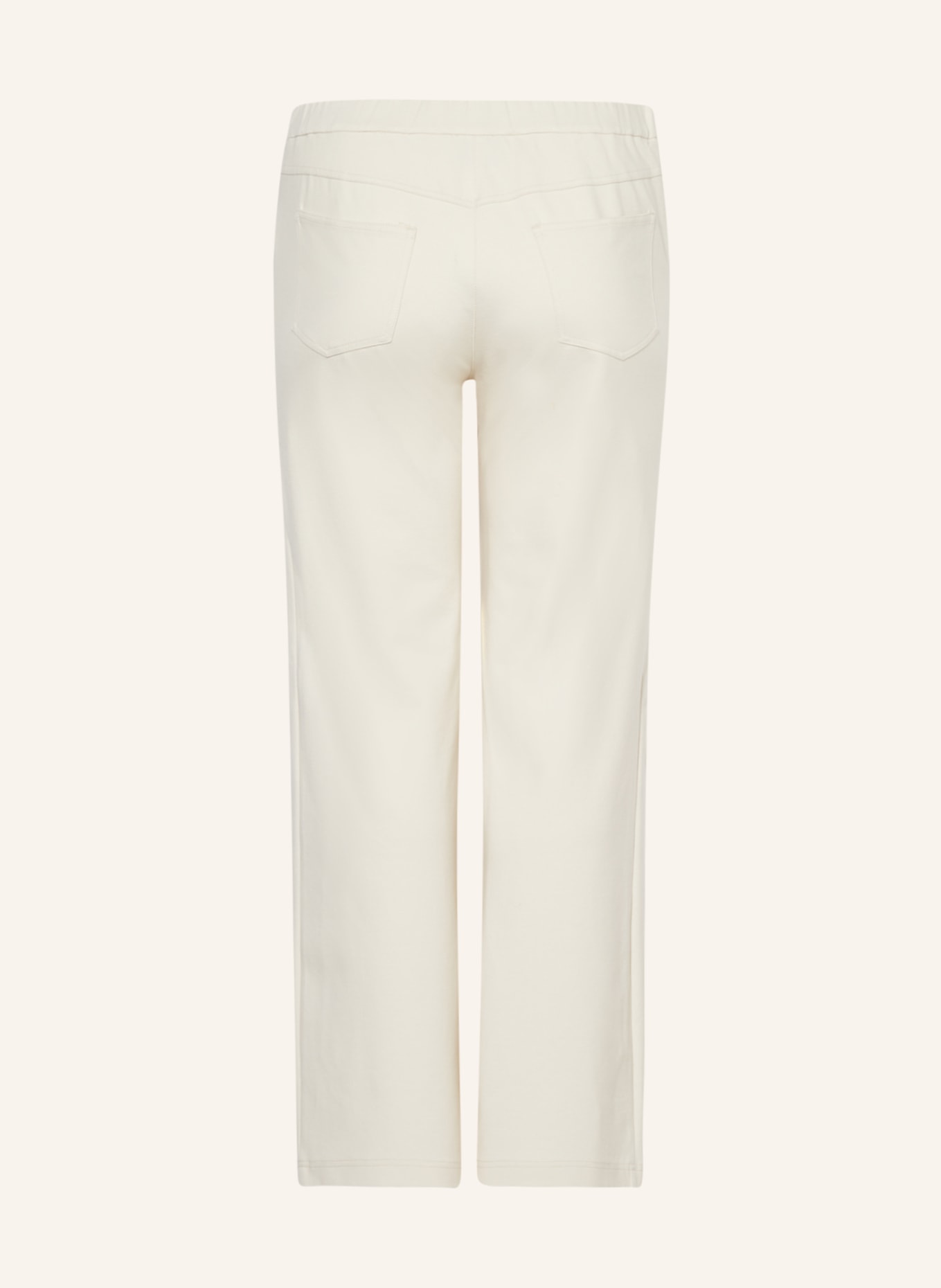 MARINA RINALDI PERSONA Wide leg trousers OSLO made of jersey, Color: CREAM (Image 2)