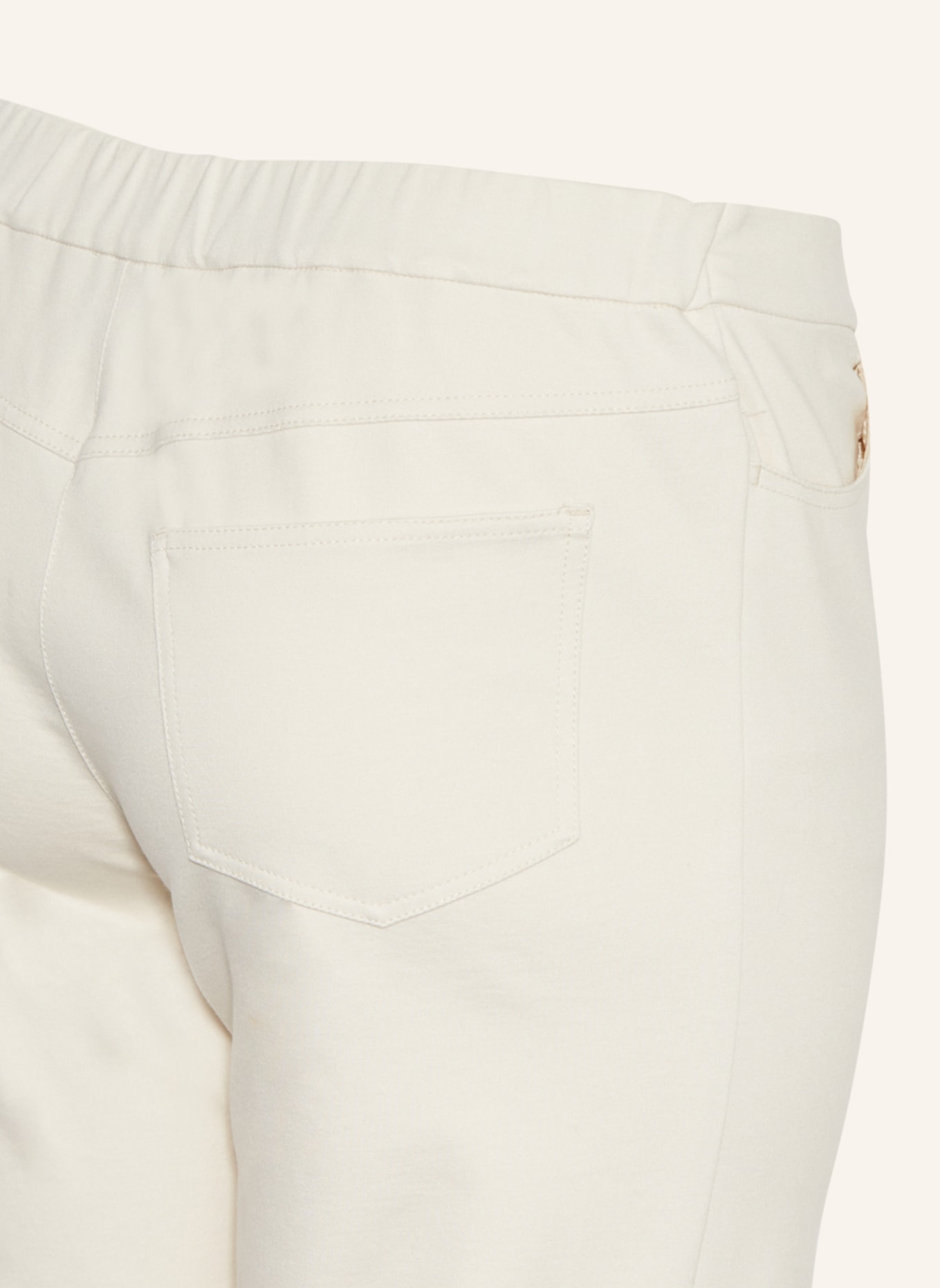 MARINA RINALDI PERSONA Wide leg trousers OSLO made of jersey, Color: CREAM (Image 3)