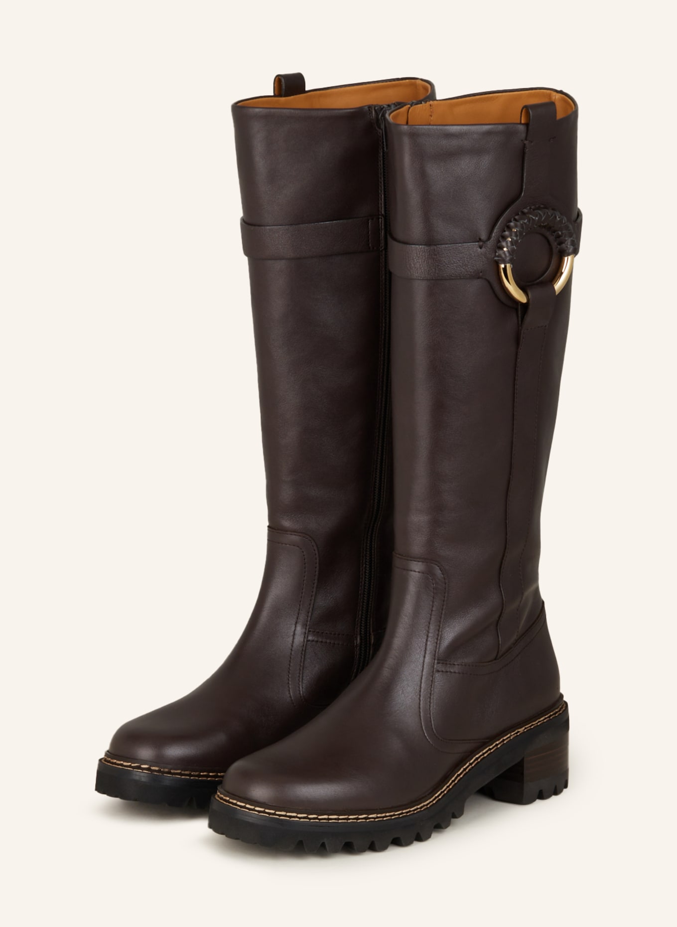 SEE BY CHLOÉ Boots HANA, Color: DARK BROWN (Image 1)