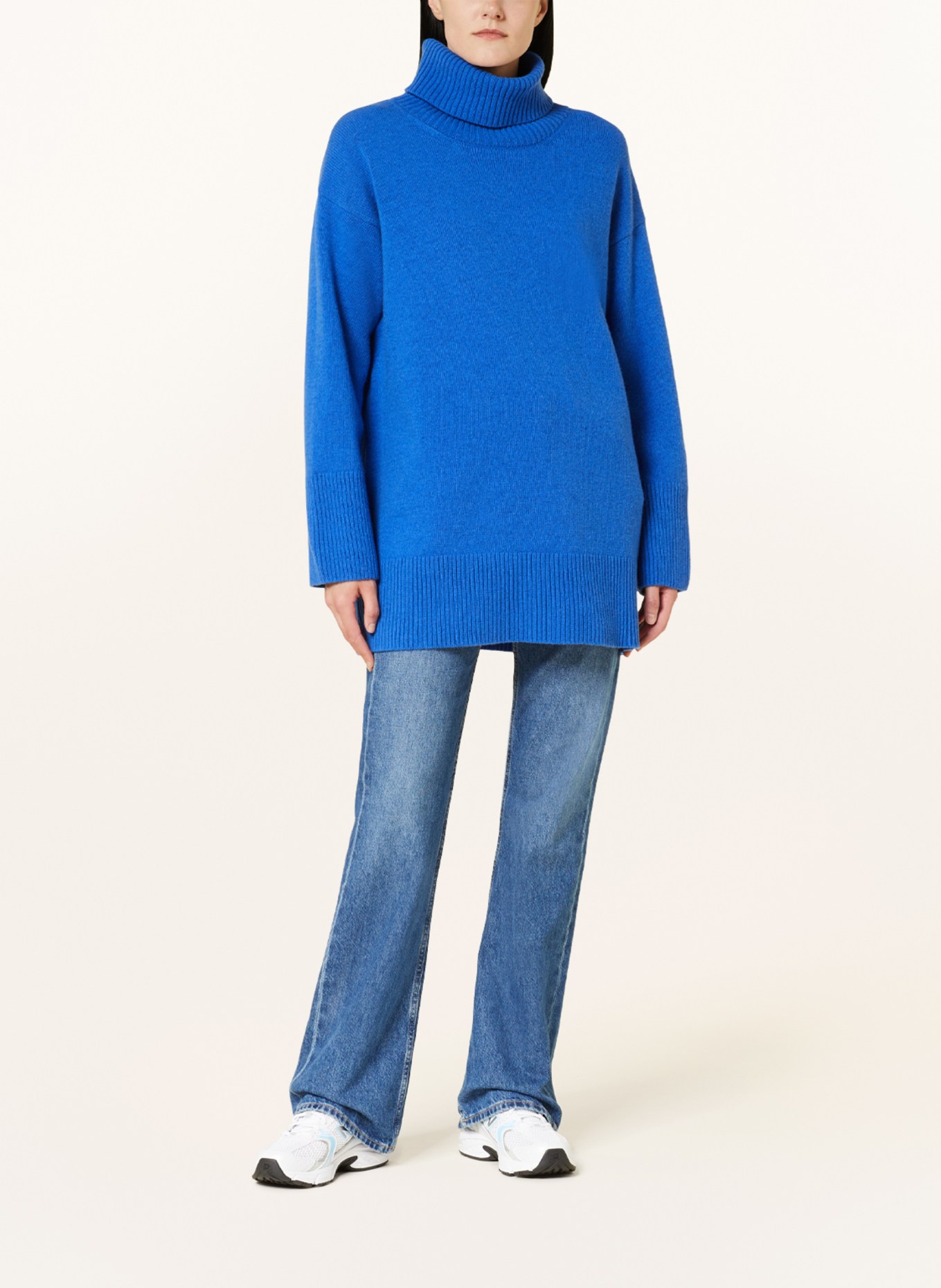 ARMEDANGELS Turtleneck sweater ARDIAA, Color: BLUE (Image 2)