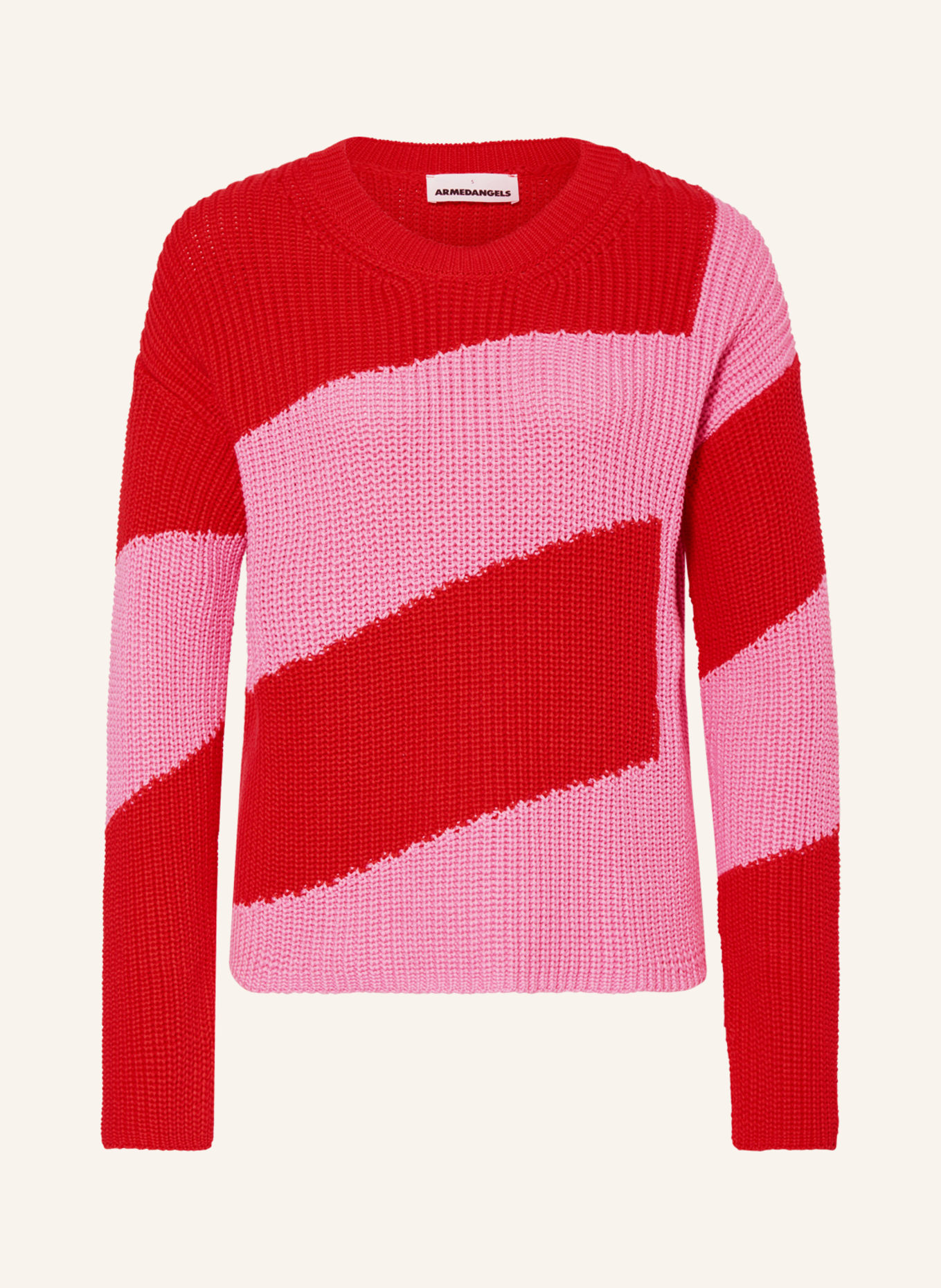 ARMEDANGELS Sweater NURIAAS, Color: RED/ PINK (Image 1)