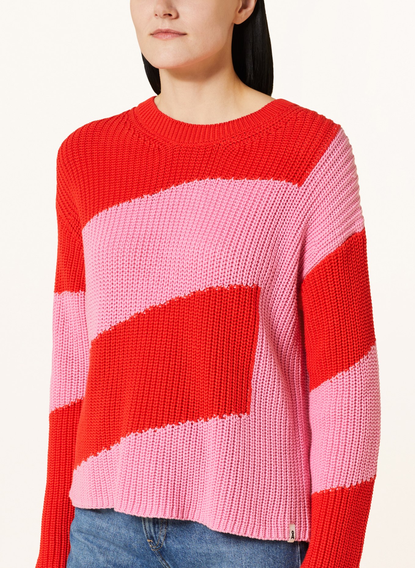 ARMEDANGELS Sweater NURIAAS, Color: RED/ PINK (Image 4)