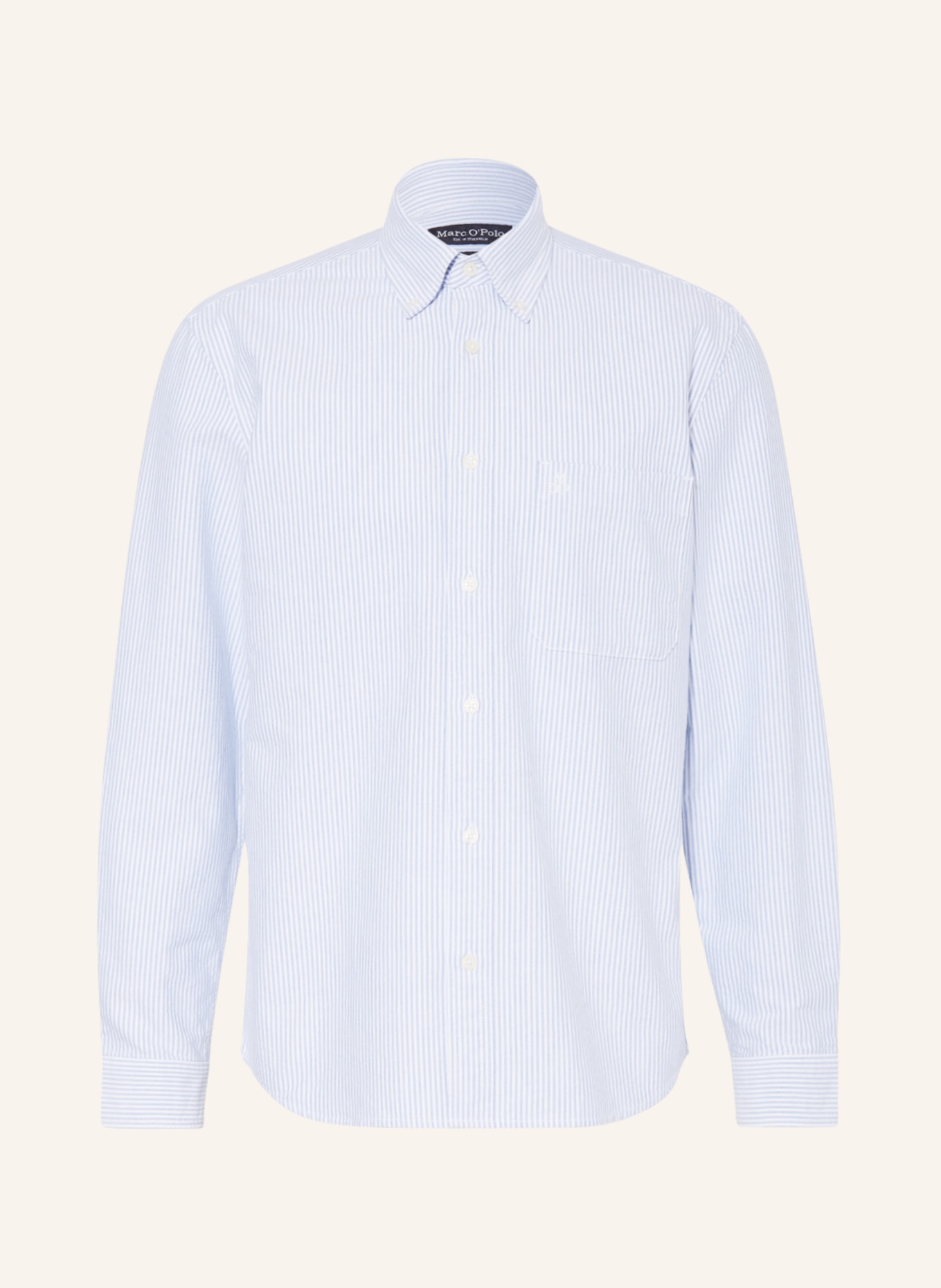 Marc O'Polo Hemd Regular Fit, Farbe: BLAU/ WEISS (Bild 1)