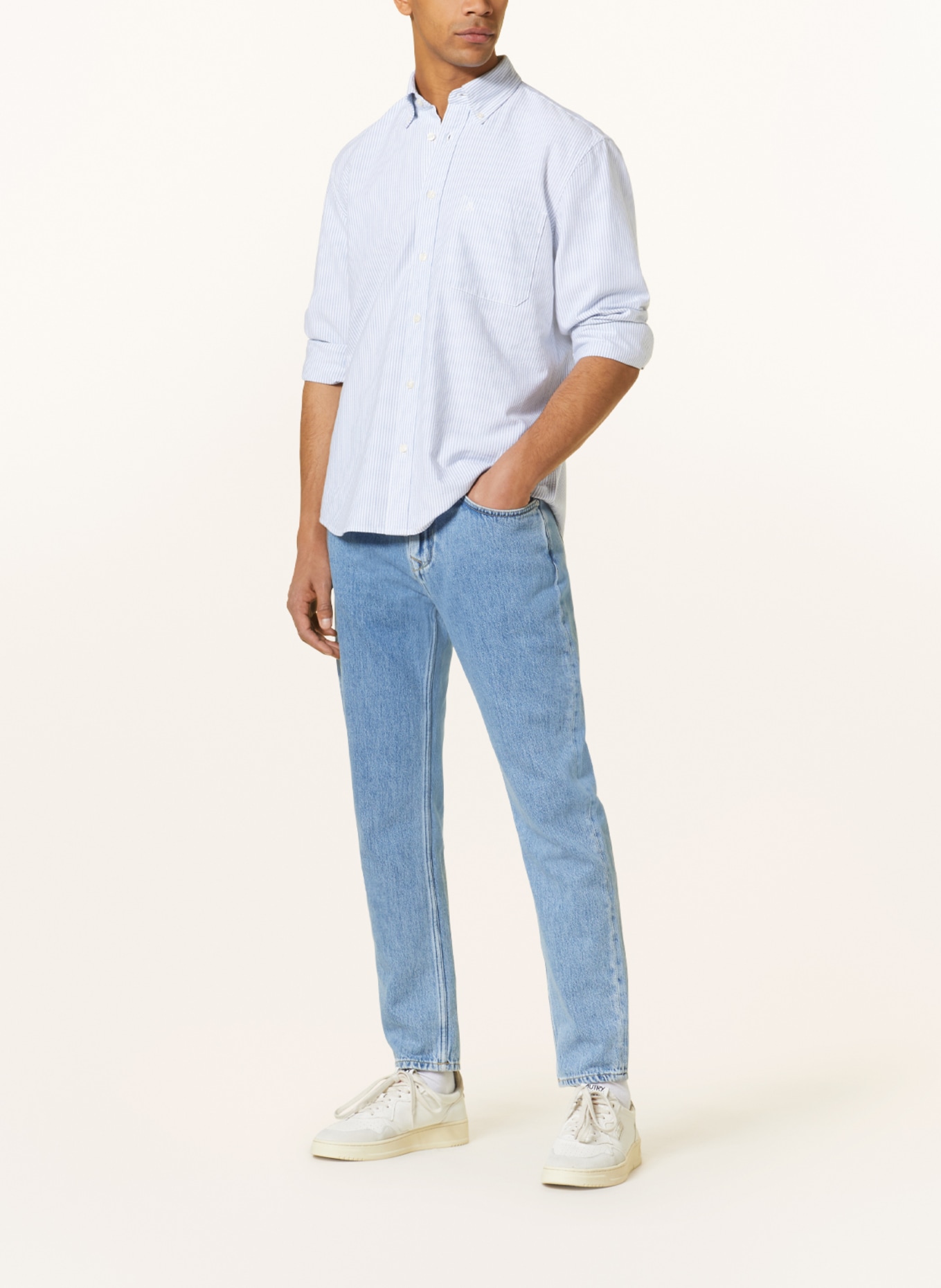 Marc O'Polo Hemd Regular Fit, Farbe: BLAU/ WEISS (Bild 2)