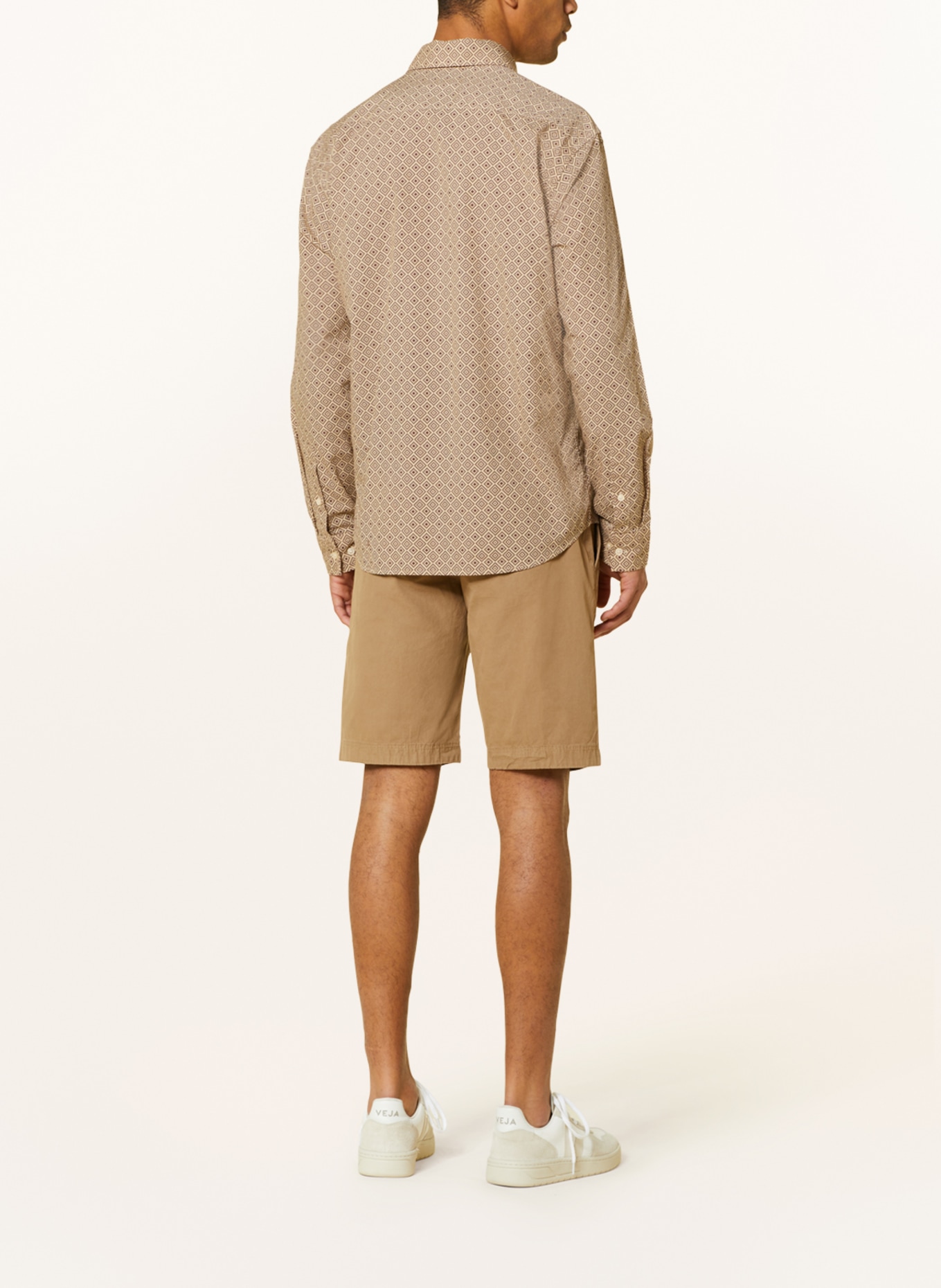 Marc O'Polo Shirt regular fit, Color: LIGHT BROWN/ BROWN (Image 3)