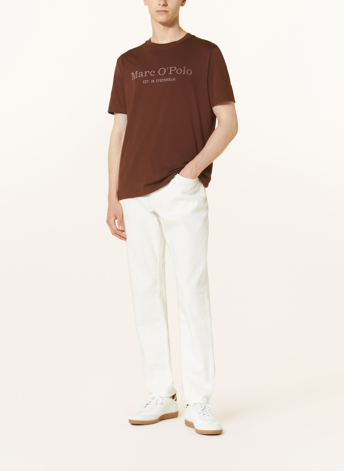 Marc O'Polo T-shirt, Color: BROWN (Image 2)