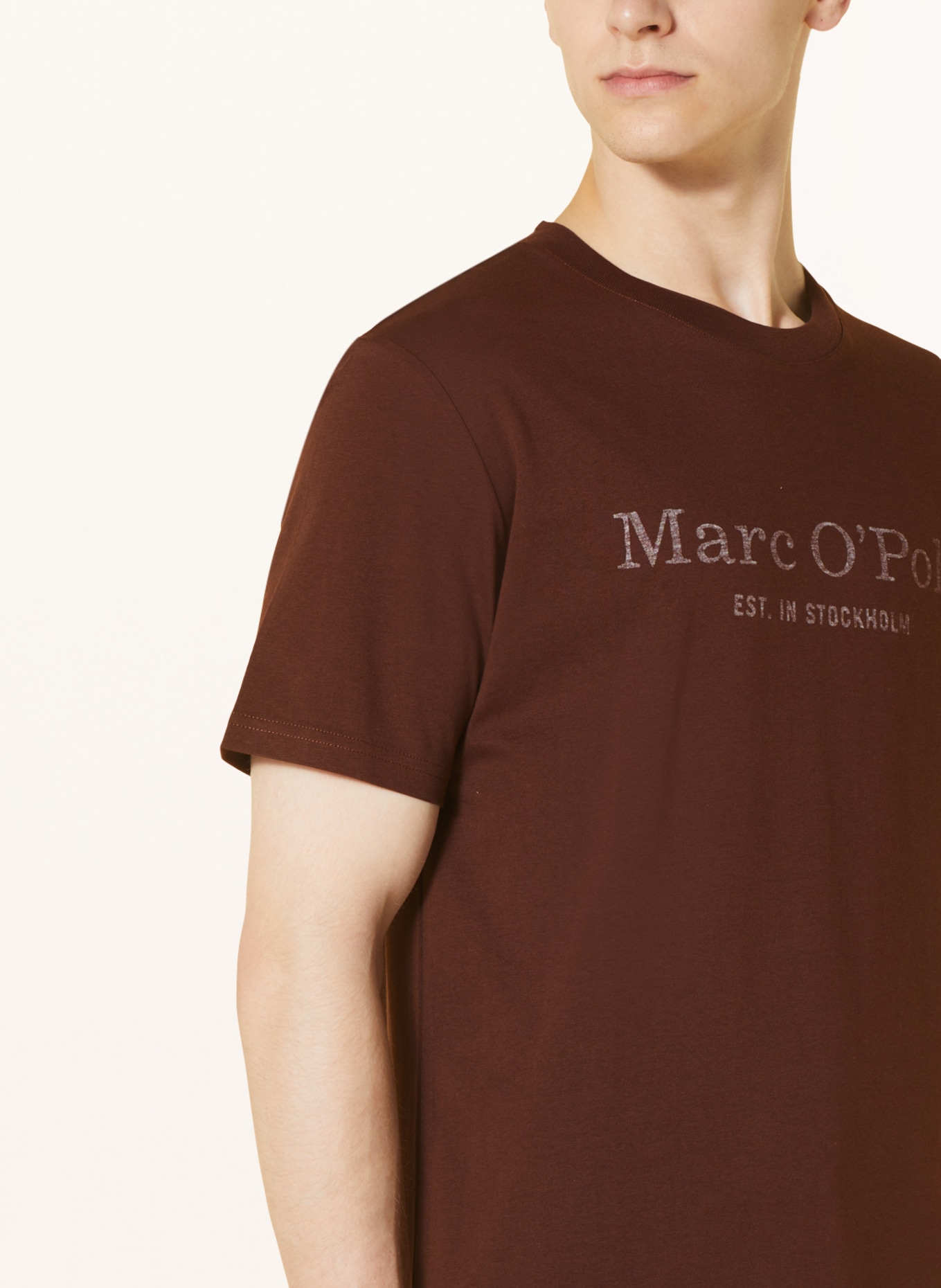 Marc O'Polo T-shirt, Color: BROWN (Image 4)