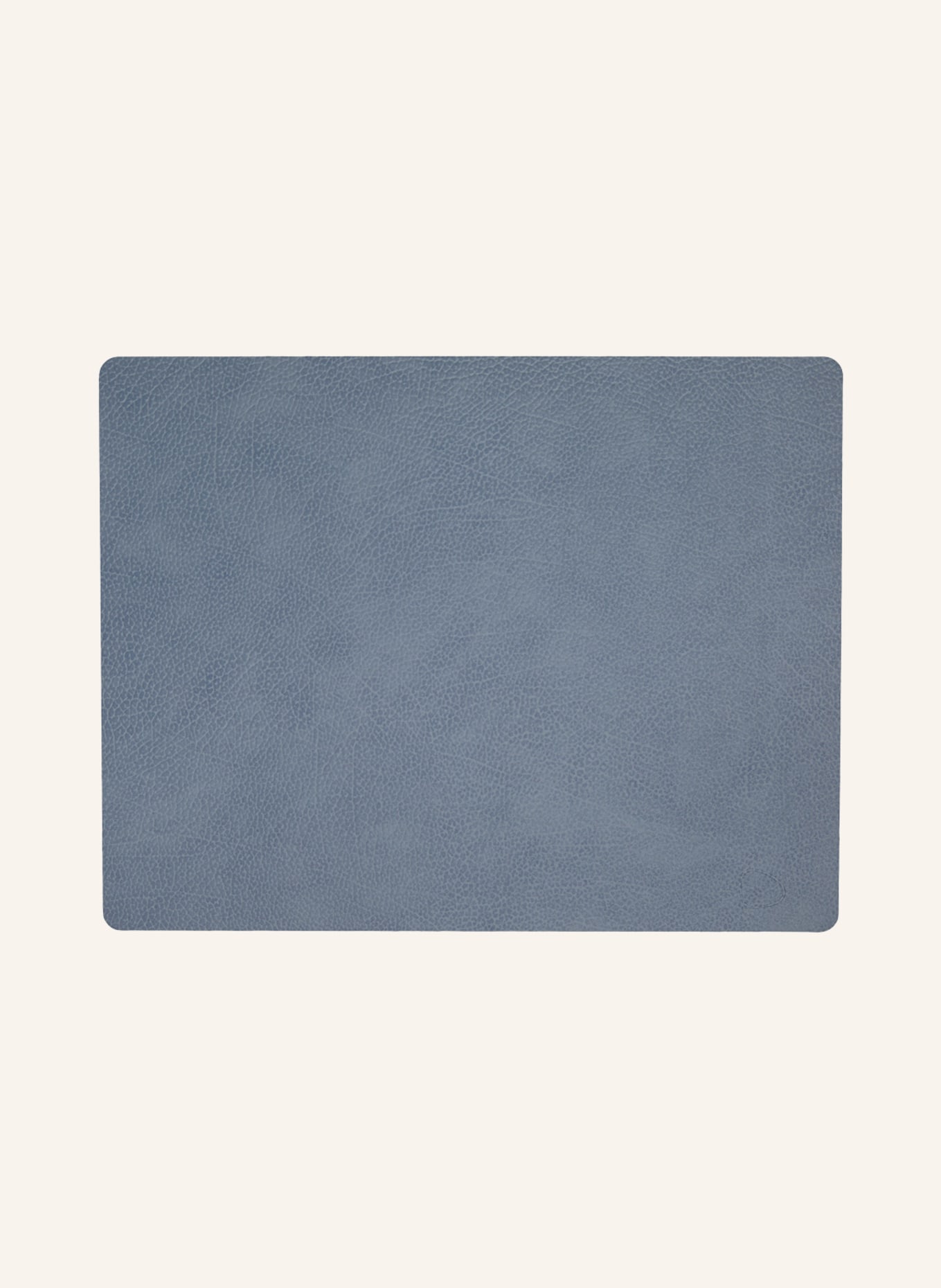 LINDDNA Placemats SQUARE L made of leather, Color: LIGHT BLUE (Image 1)