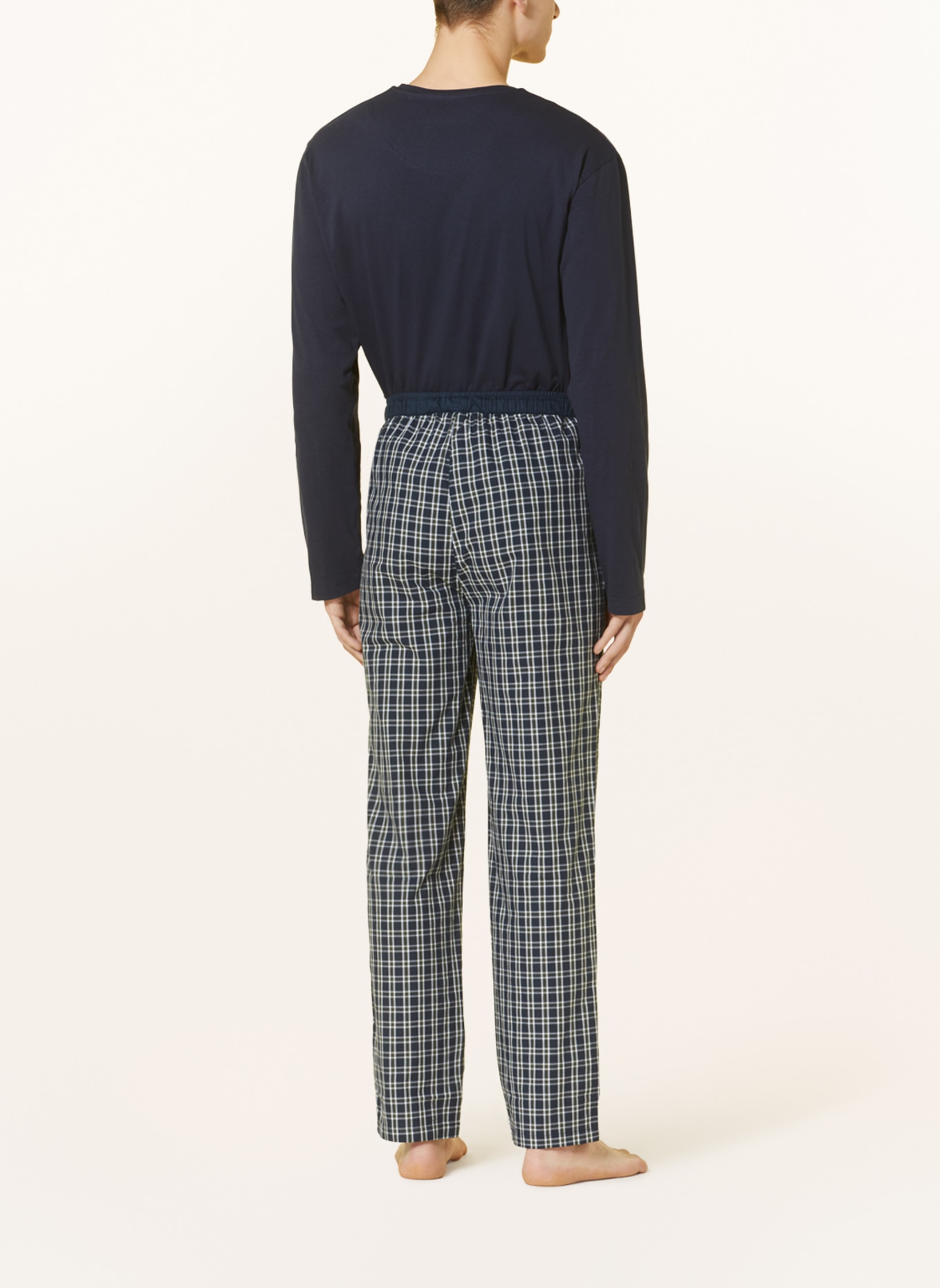 STROKESMAN'S Spodnie od piżamy, Kolor: ZIELONY/ GRANATOWY (Obrazek 3)