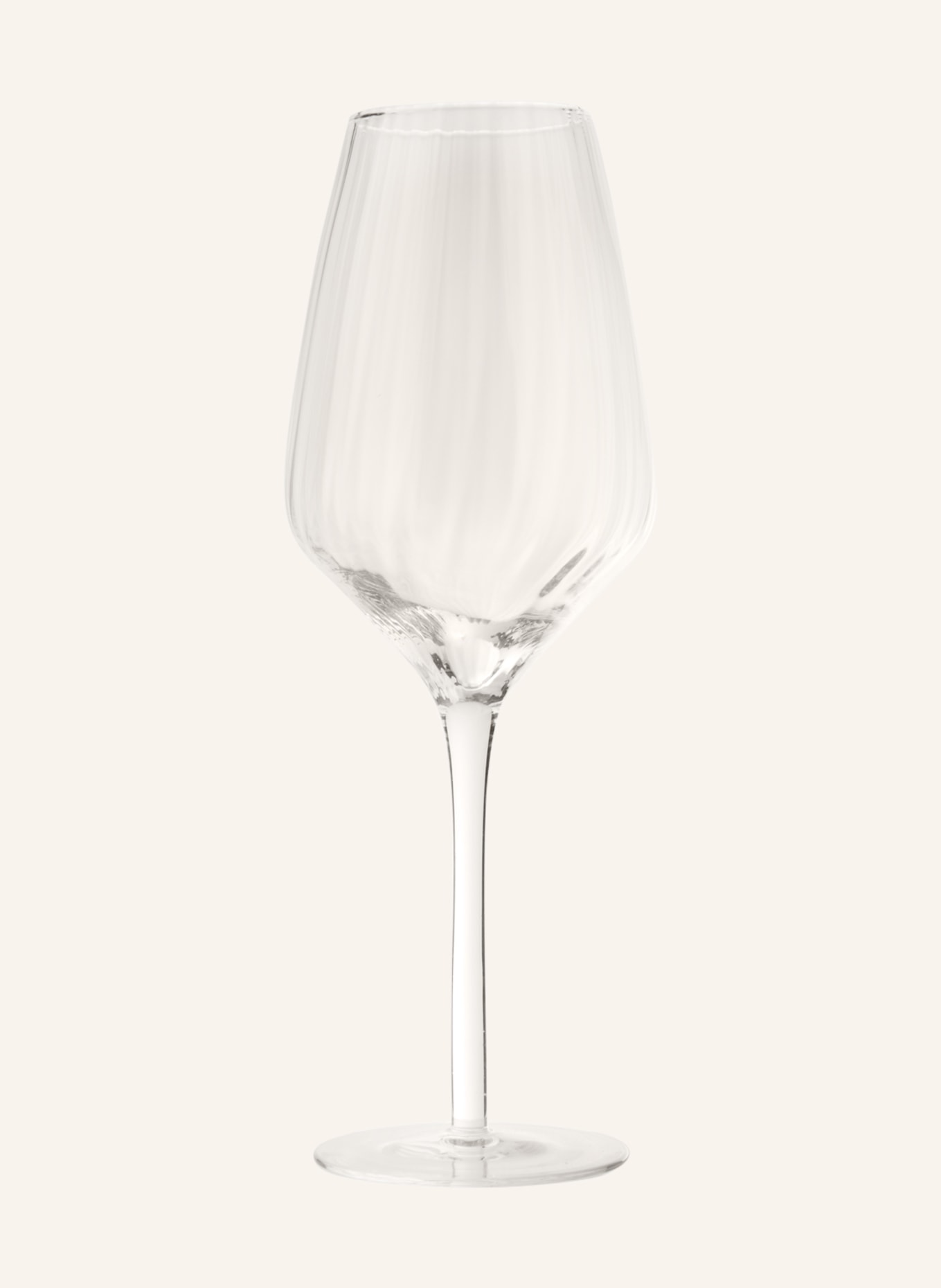 BROSTE COPENHAGEN Set of 4 wine glasses SANDVIG, Color: WHITE (Image 2)