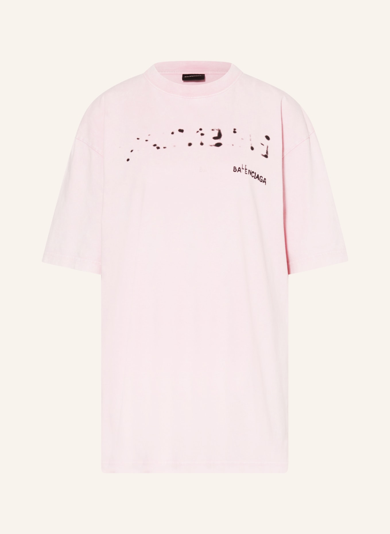 BALENCIAGA T-Shirt, Farbe: ROSA/ SCHWARZ (Bild 1)