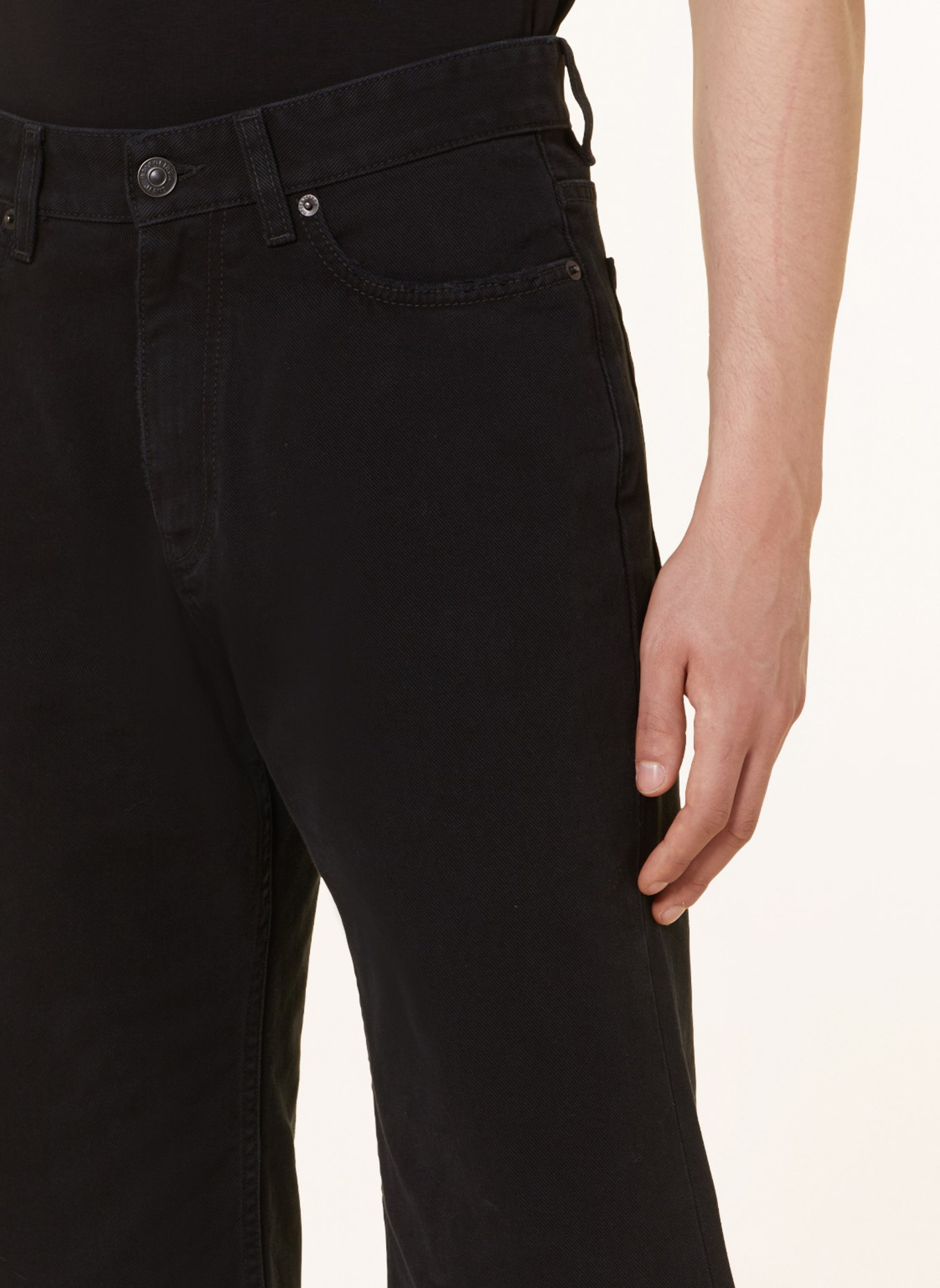 BALENCIAGA Szorty jeansowe, Kolor: 1700 PEACH PITCH BLACK (Obrazek 5)
