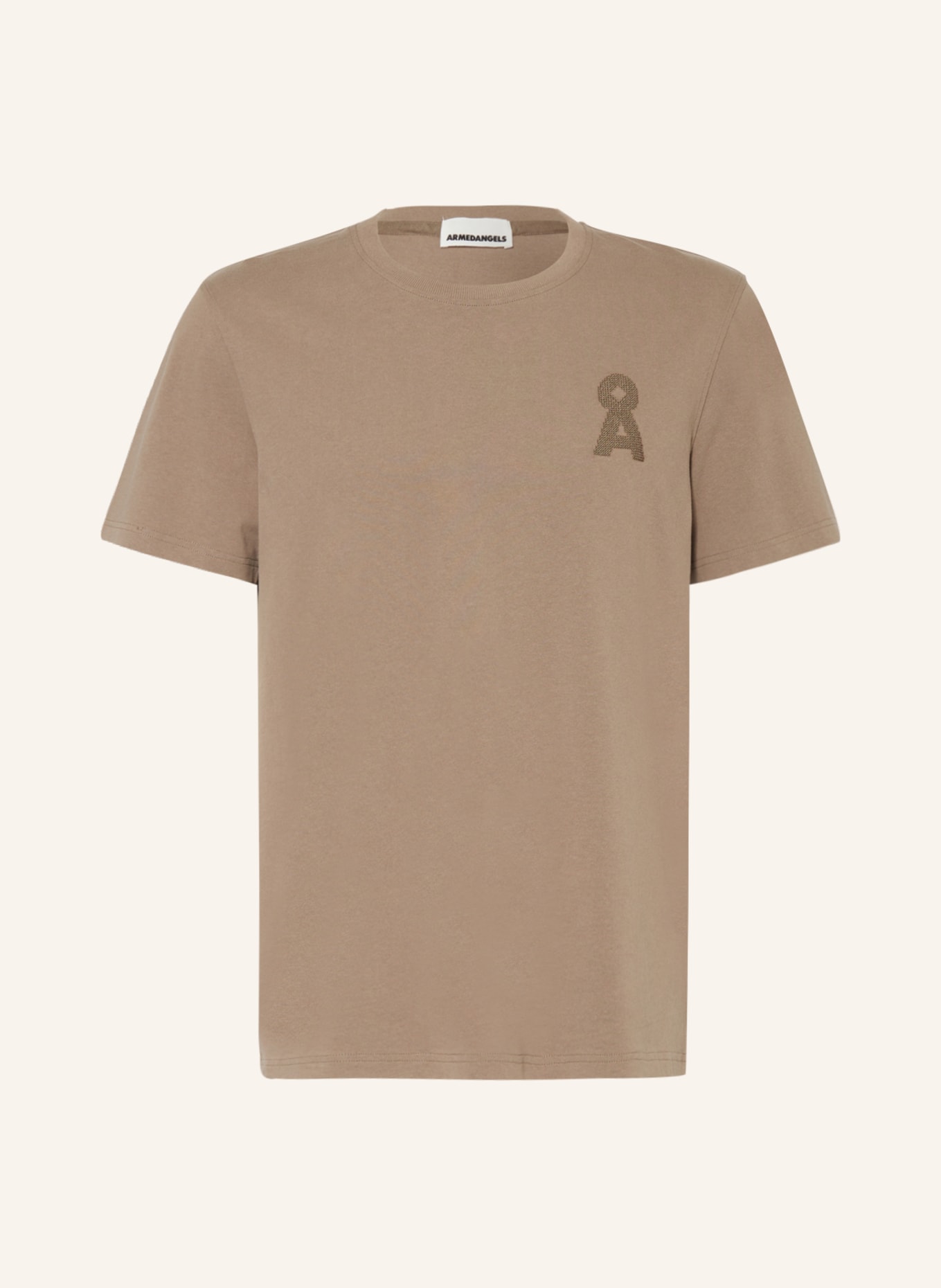 ARMEDANGELS T-shirt LODAAN, Kolor: BRĄZOWY (Obrazek 1)