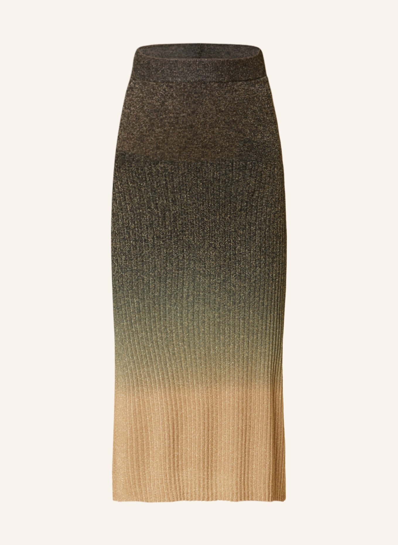 JOSEPH Dzianinowa spódnica z błyszczącą przędzą, Kolor: 0181 light camel (Obrazek 1)