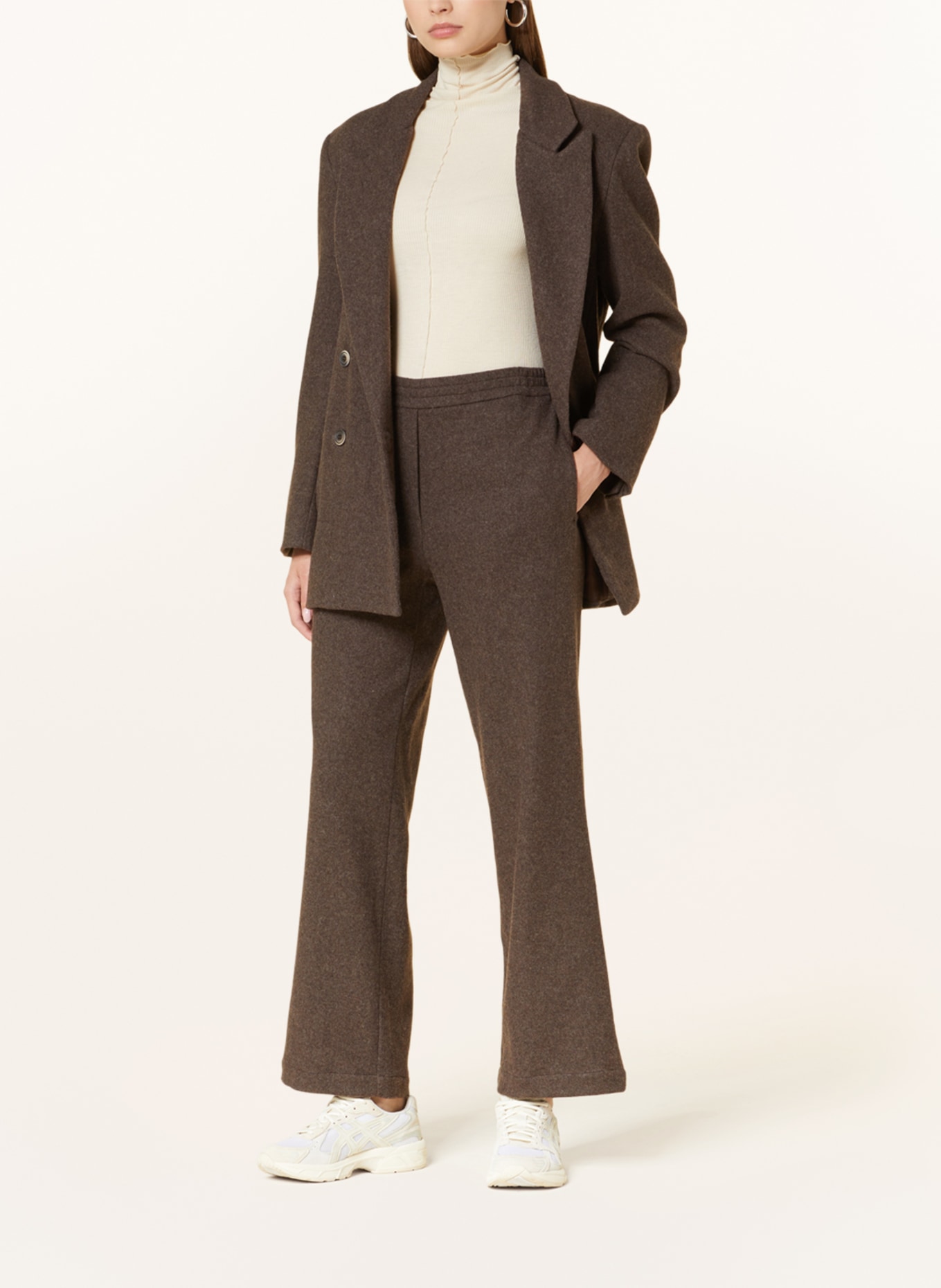 GITTA BANKO Wide leg trousers MARGOT, Color: BROWN (Image 2)