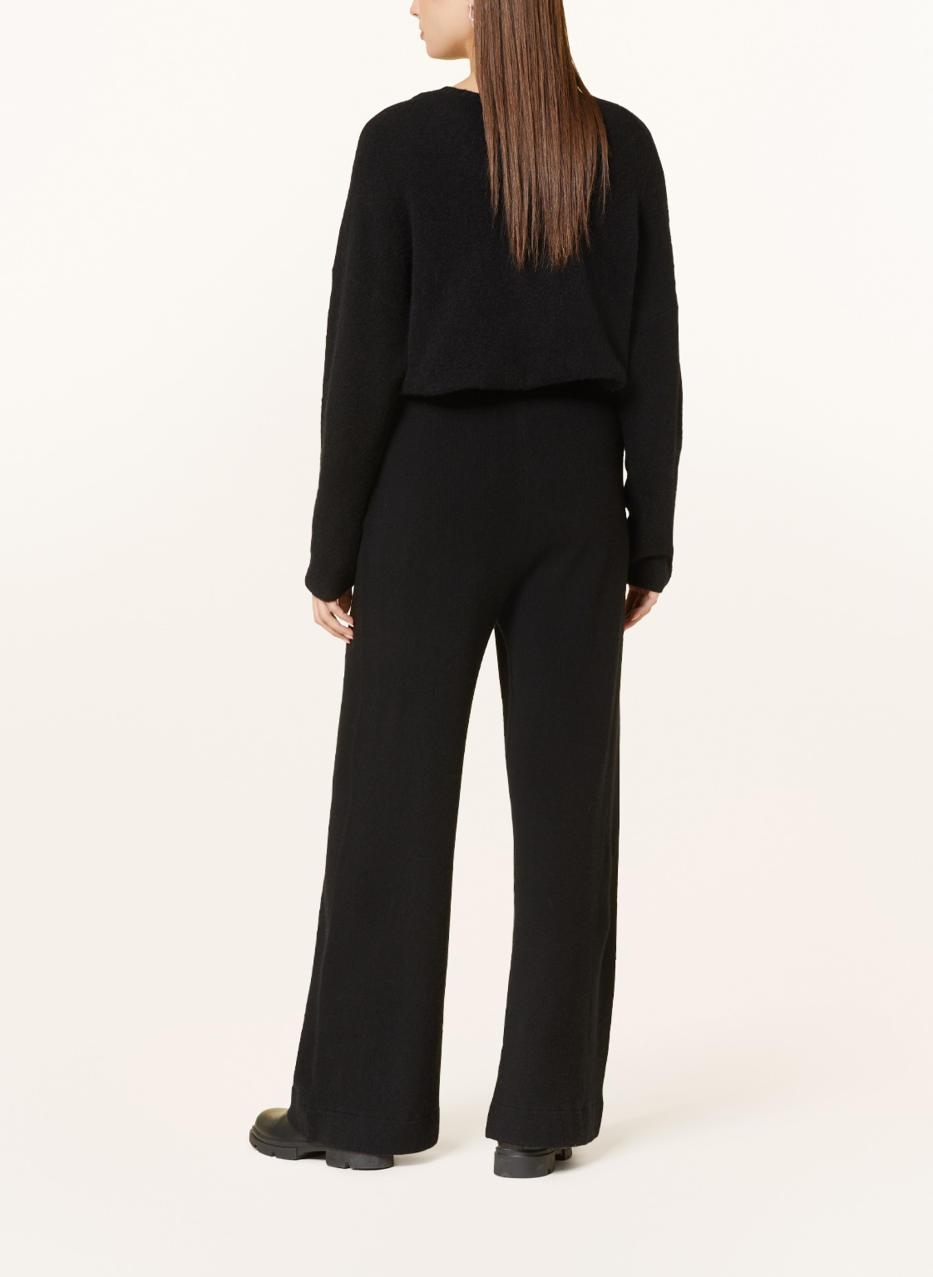 GITTA BANKO Knit trousers MARLENE, Color: BLACK (Image 3)