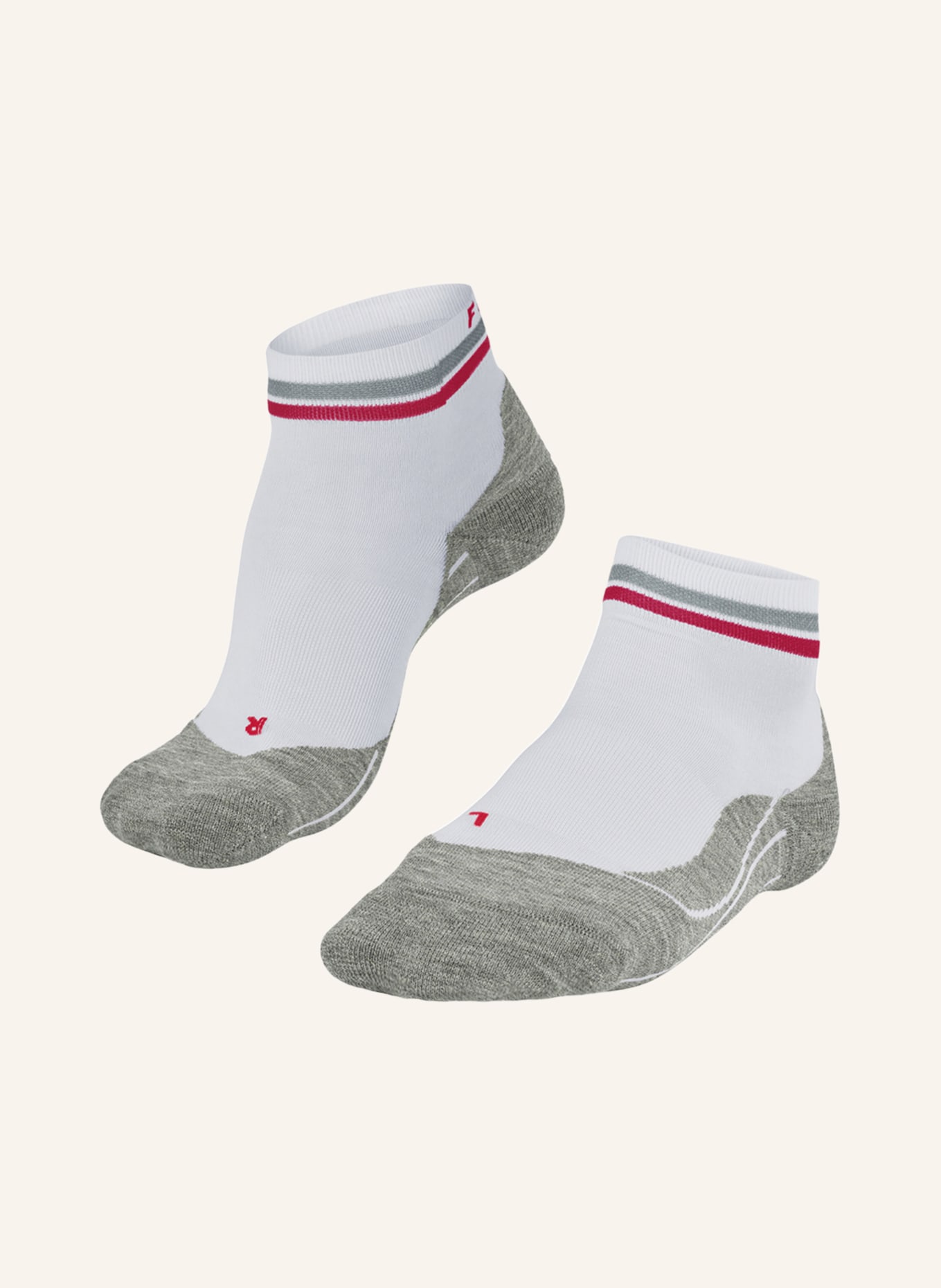 FALKE Running socks RU4 ENDURANCE SHORT, Color: 2008 WHITE (Image 1)