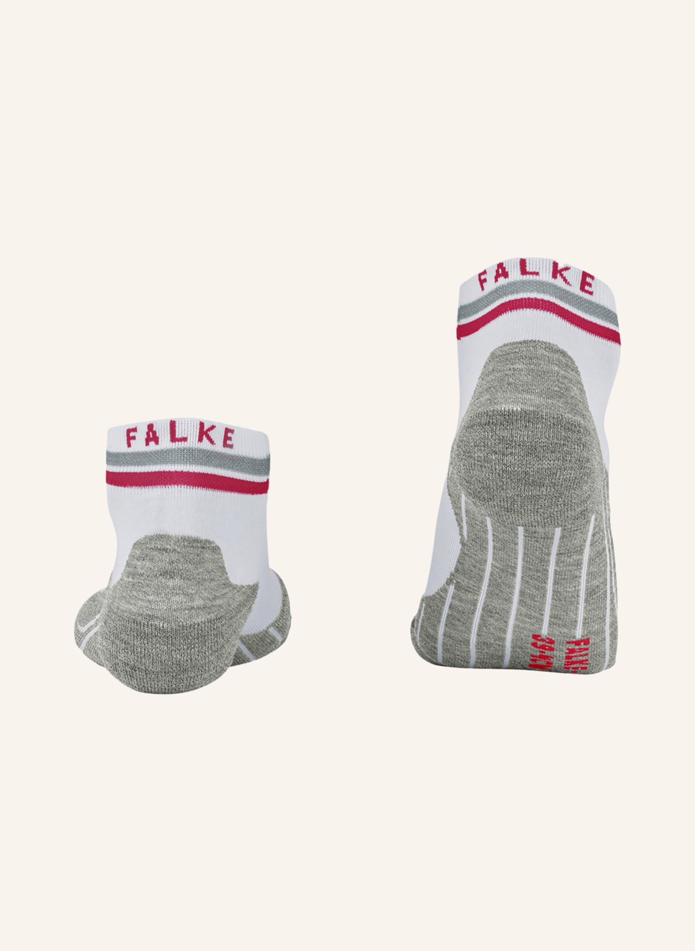 FALKE Running socks RU4 ENDURANCE SHORT, Color: 2008 WHITE (Image 2)