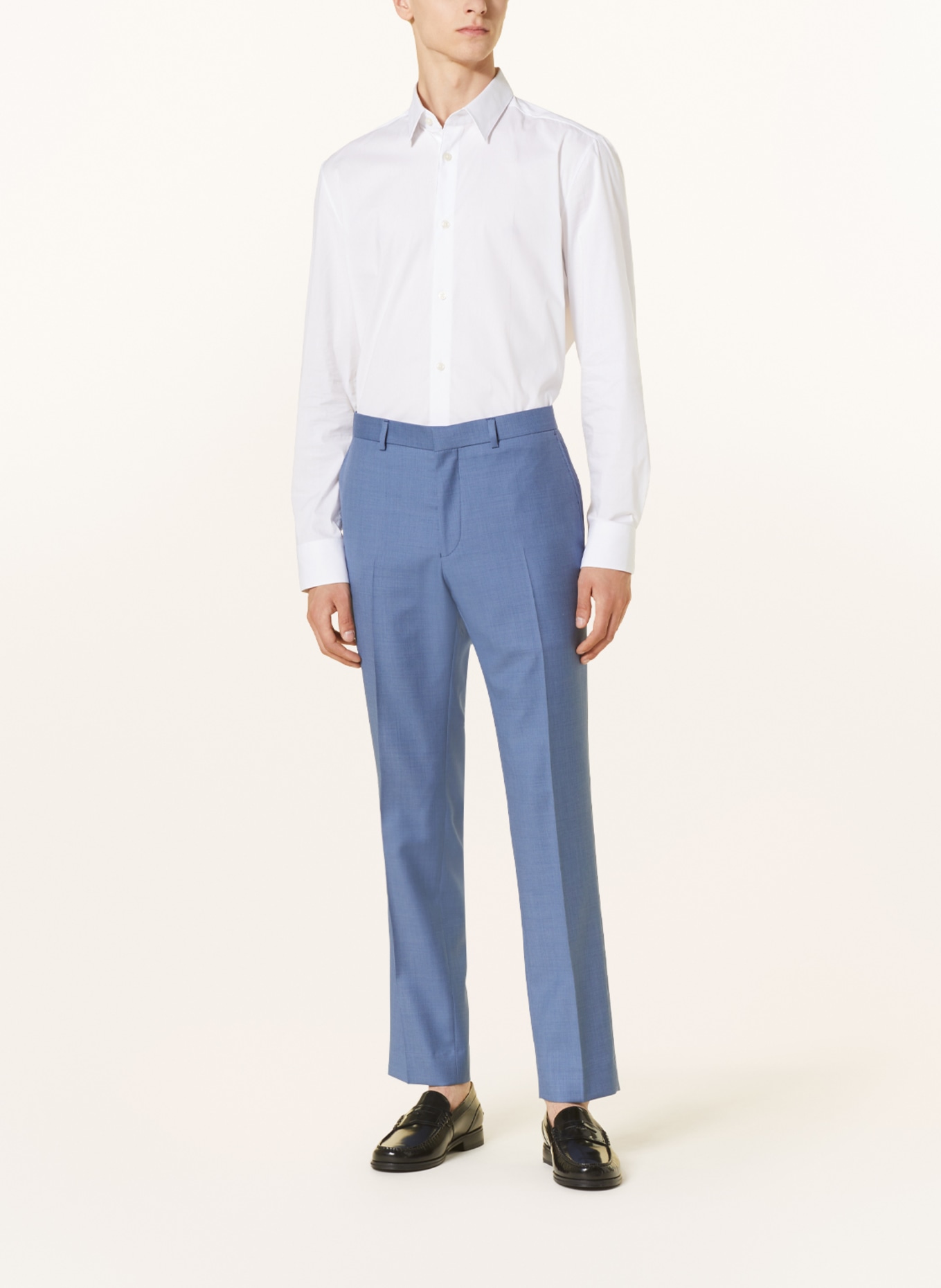 TED BAKER Oblekové kalhoty DORSETS Slim Fit, Barva: BLUE BLUE (Obrázek 3)