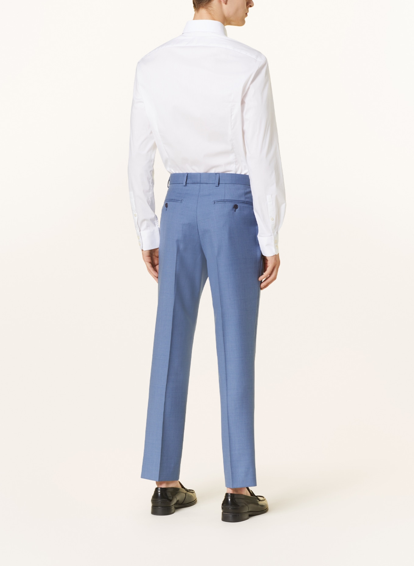 TED BAKER Oblekové kalhoty DORSETS Slim Fit, Barva: BLUE BLUE (Obrázek 4)