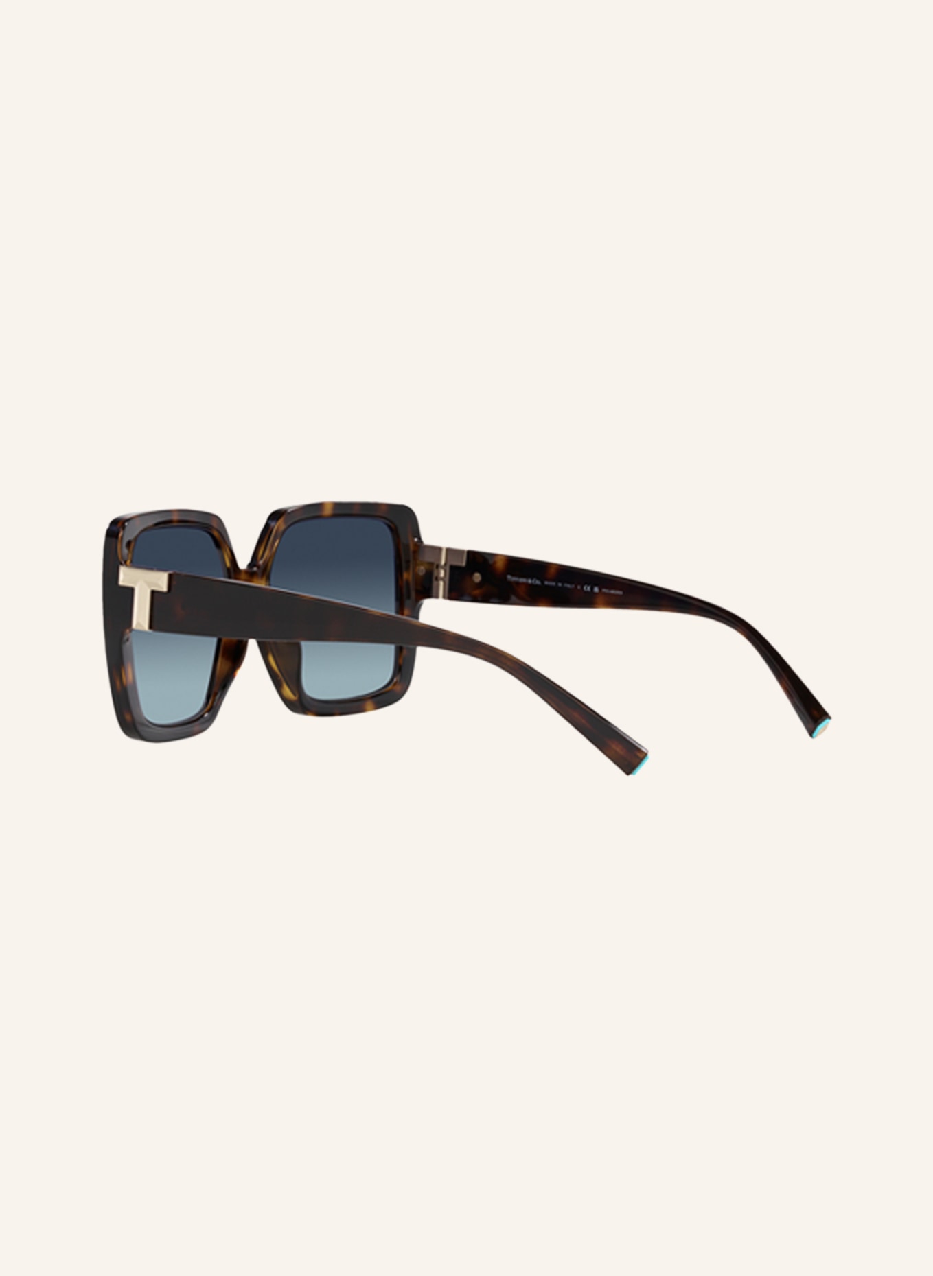 TIFFANY & Co. Sunglasses TF4206, Color: 80154U - HAVANA/ BLUE POLARIZED (Image 4)