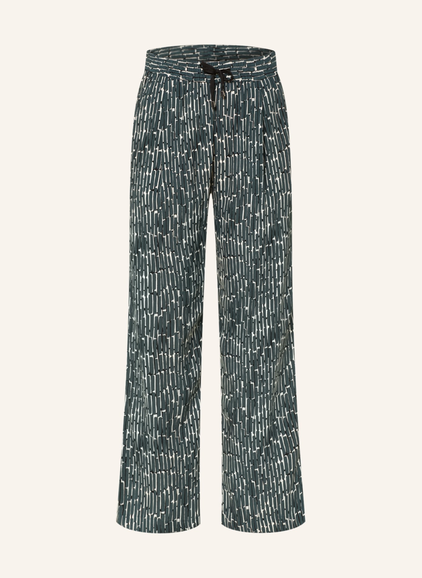 OPUS Spodnie 7/8 MAHOLA w stylu dresowym, Kolor: PETROL/ BIAŁY/ CZARNY (Obrazek 1)