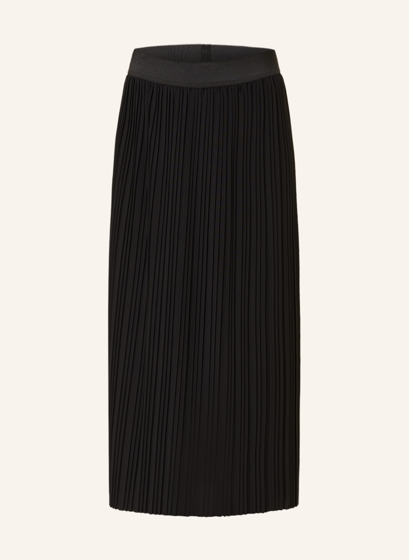 CARTOON Pleated skirt, Color: BLACK (Image 1)