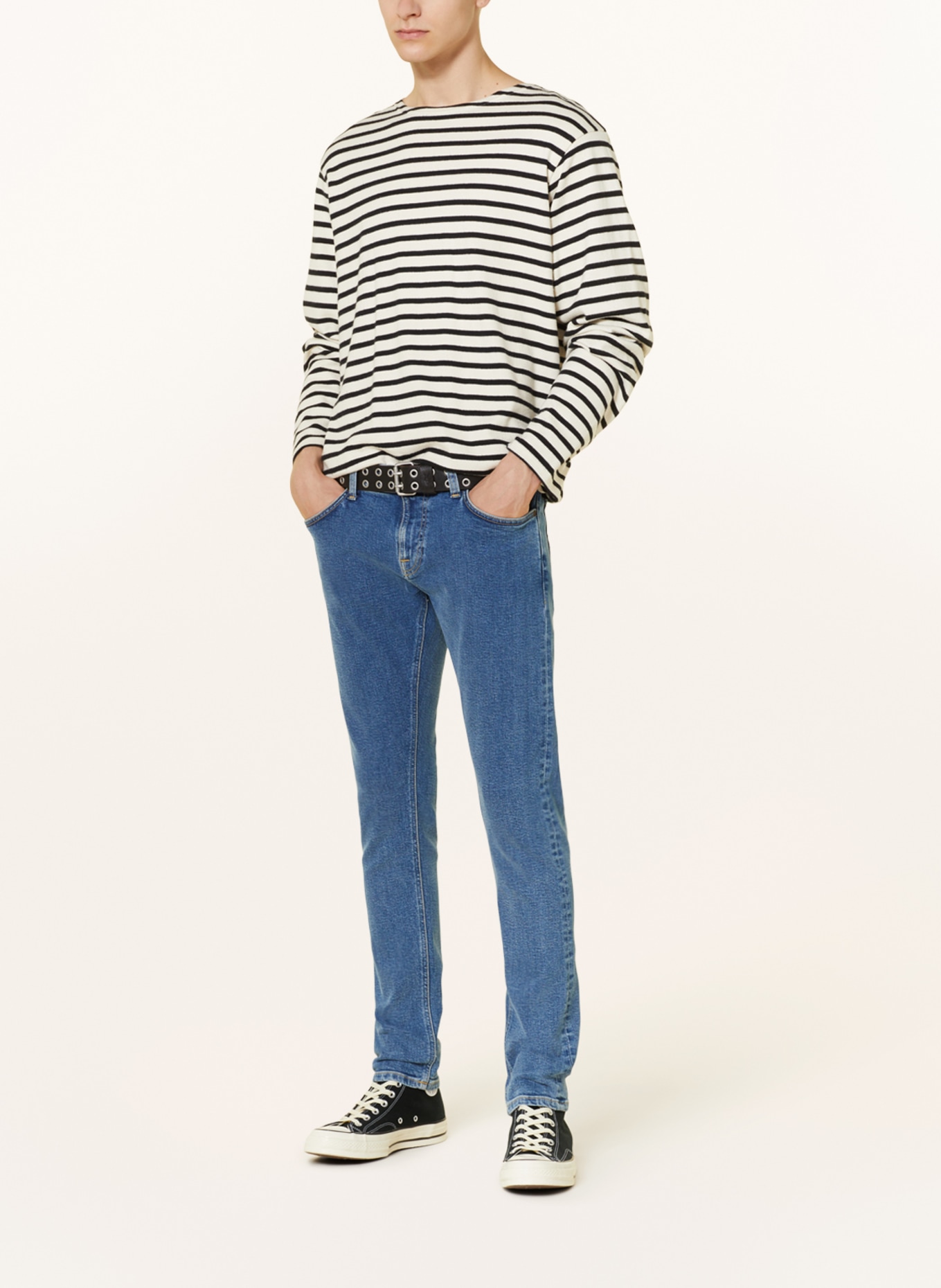Nudie Jeans Jeansy TIGHT TERRY extra slim fit, Kolor: Everyday Blue (Obrazek 2)