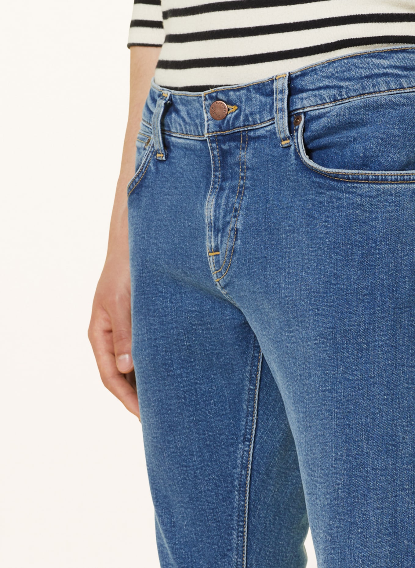 Nudie Jeans Jeansy TIGHT TERRY extra slim fit, Kolor: Everyday Blue (Obrazek 5)