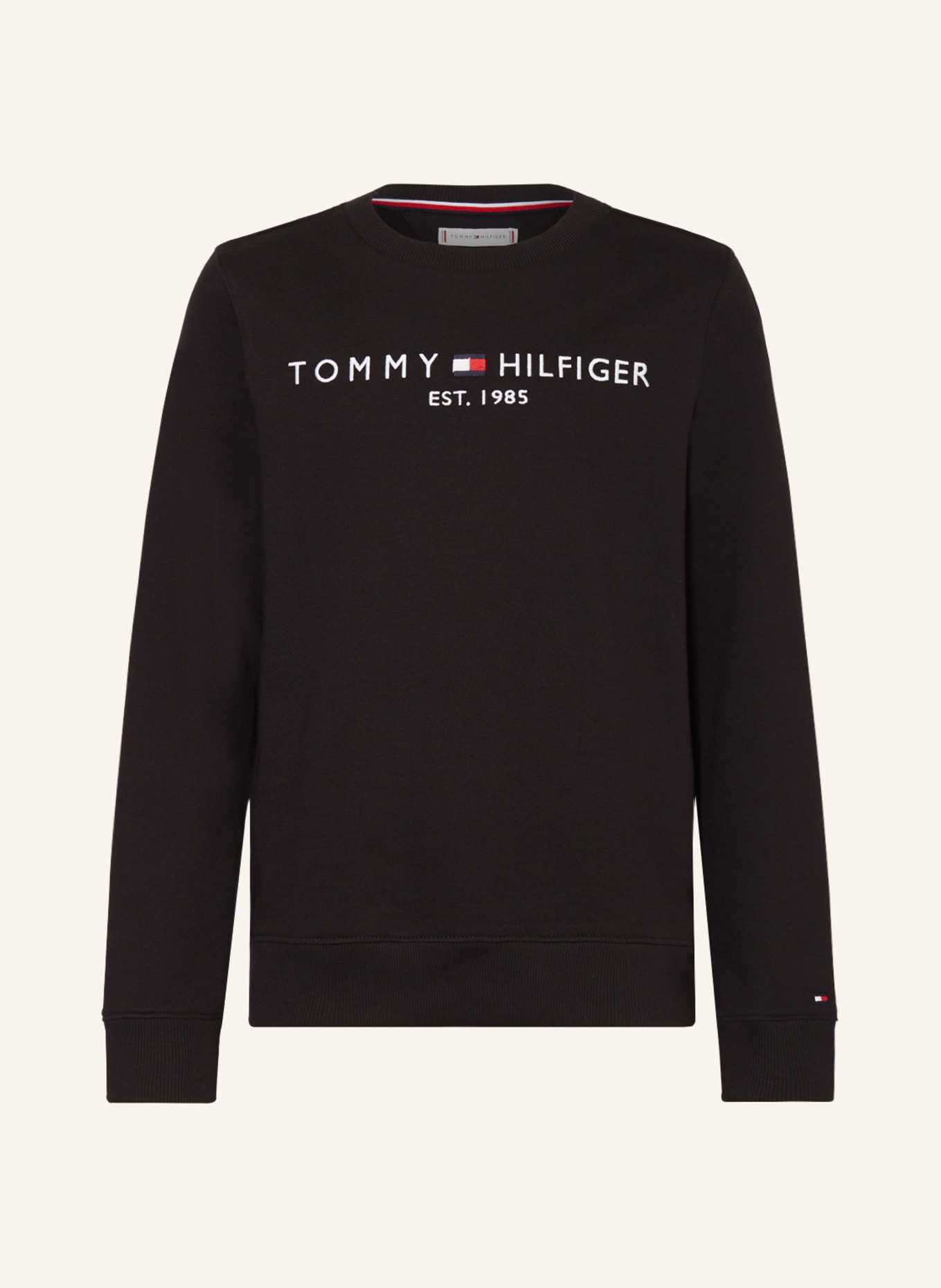 TOMMY HILFIGER Sweatshirt, Farbe: SCHWARZ/ WEISS (Bild 1)