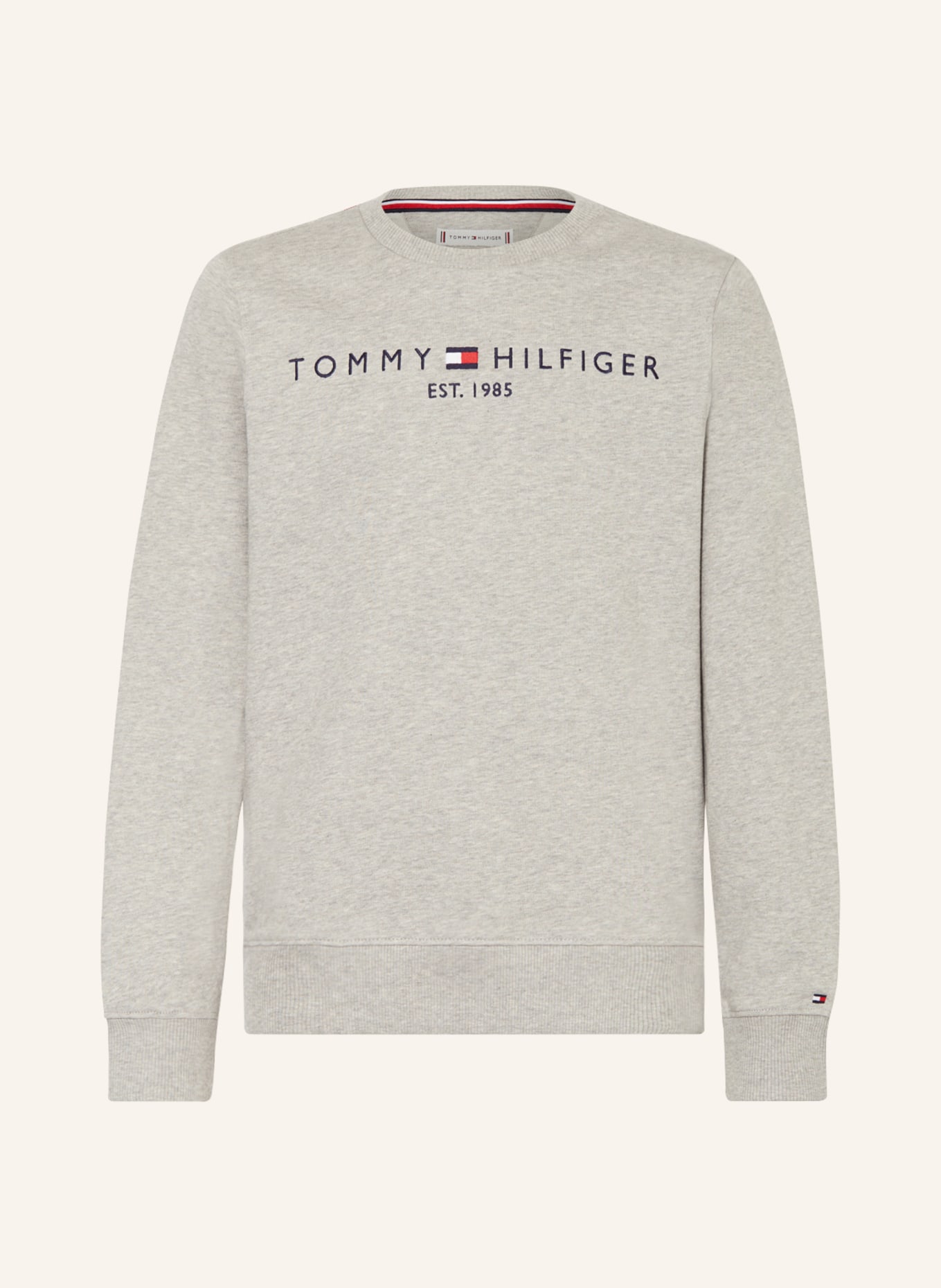 TOMMY HILFIGER Sweatshirt, Farbe: HELLGRAU/ DUNKELBLAU (Bild 1)