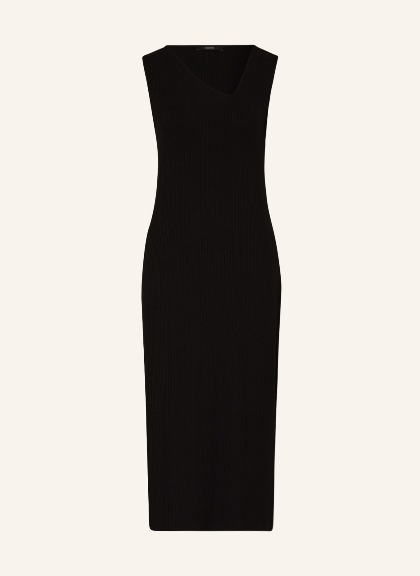 someday Knit dress QUANDA, Color: BLACK (Image 1)