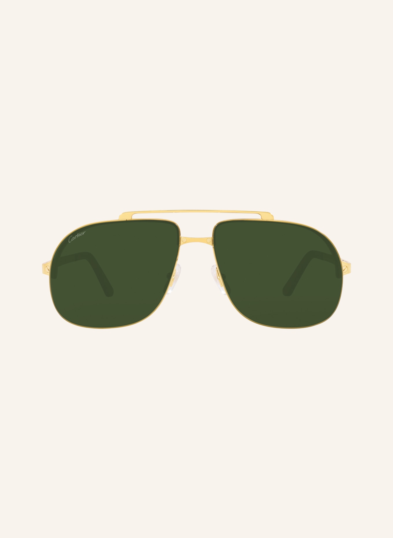 Cartier Sunglasses CT0353S, Color: 2300J1 - GOLD/GREEN (Image 2)