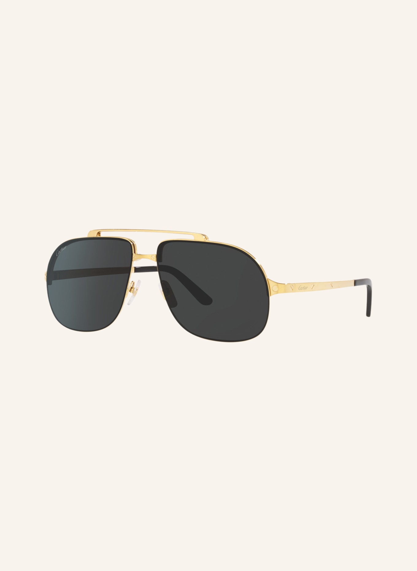 Cartier Sonnenbrille CT0353S: 2390L1 - GOLD/ DUNKELGRAU