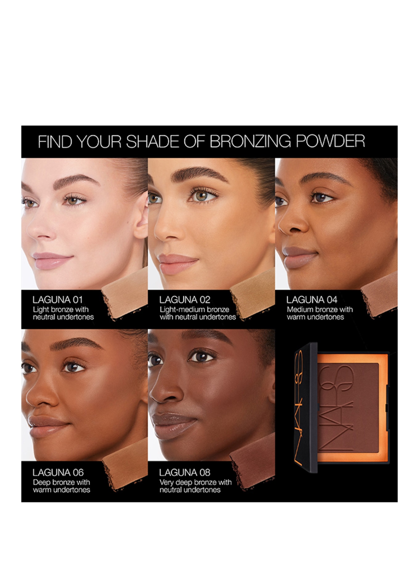 NARS MINI LAGUNA BRONZING POWDER: LAGUNA 02