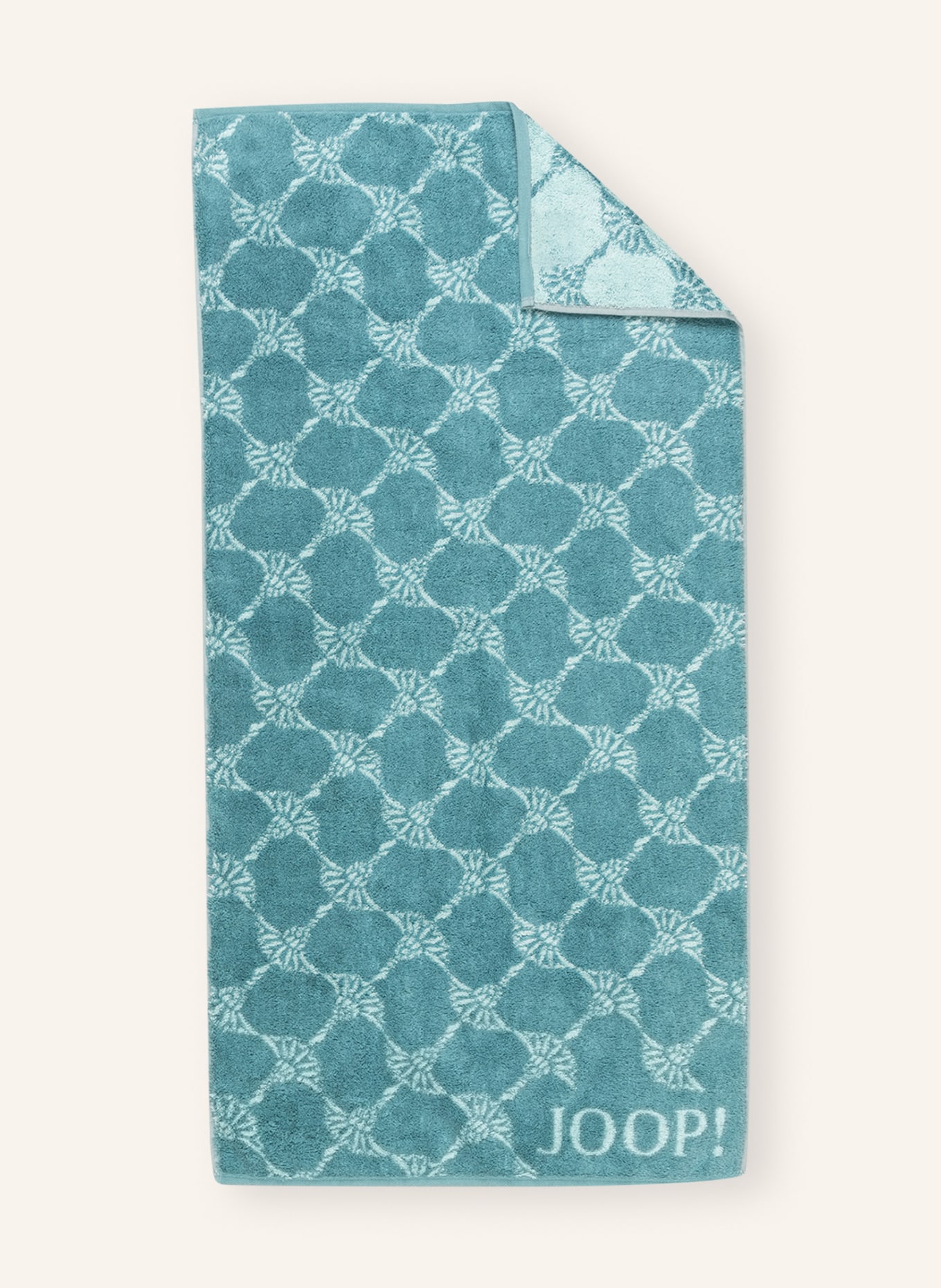 JOOP! Handtuch CORNFLOWER, Farbe: PETROL/ TÜRKIS (Bild 1)