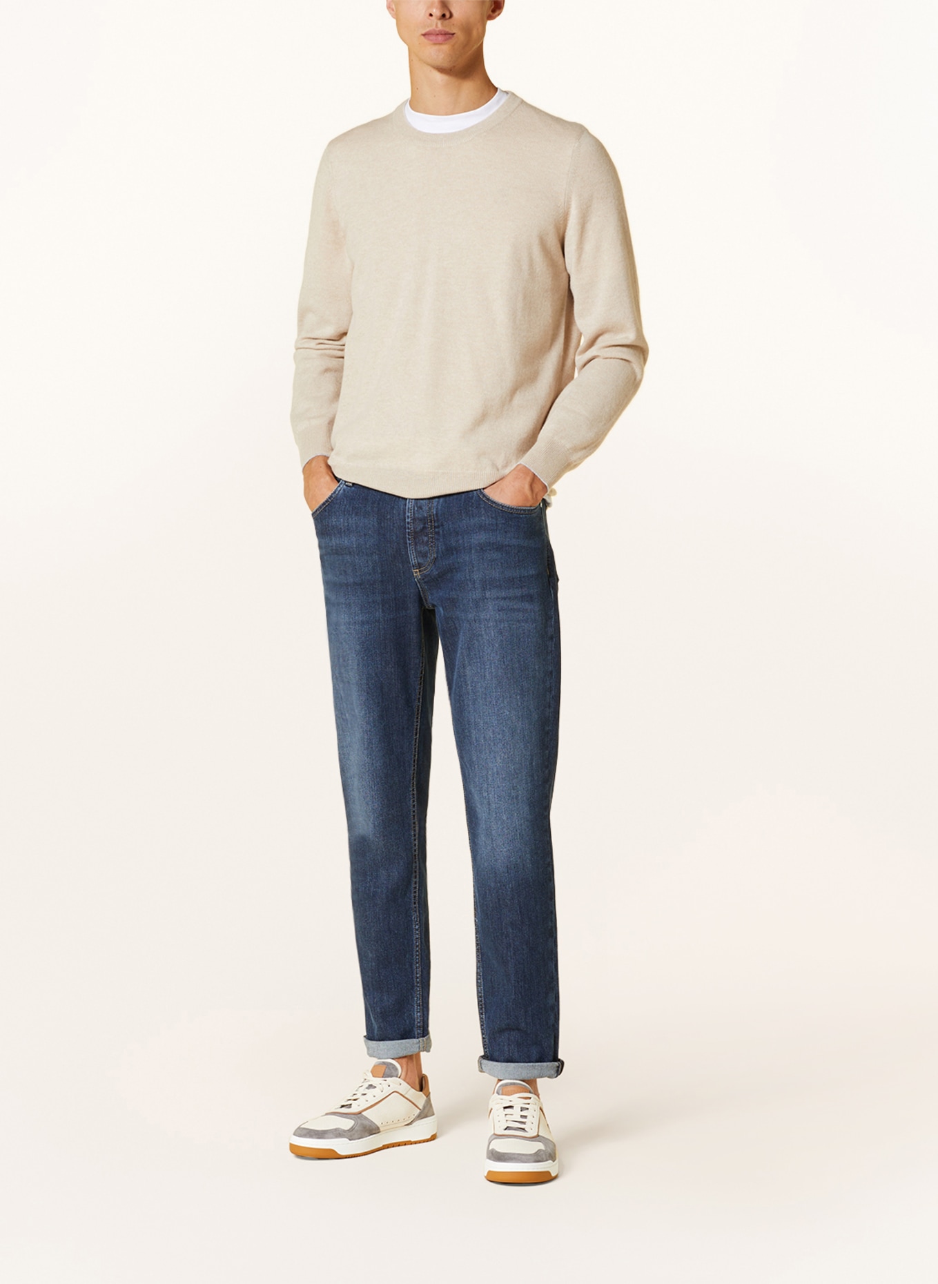 BRUNELLO CUCINELLI Cashmere sweater, Color: BEIGE (Image 2)